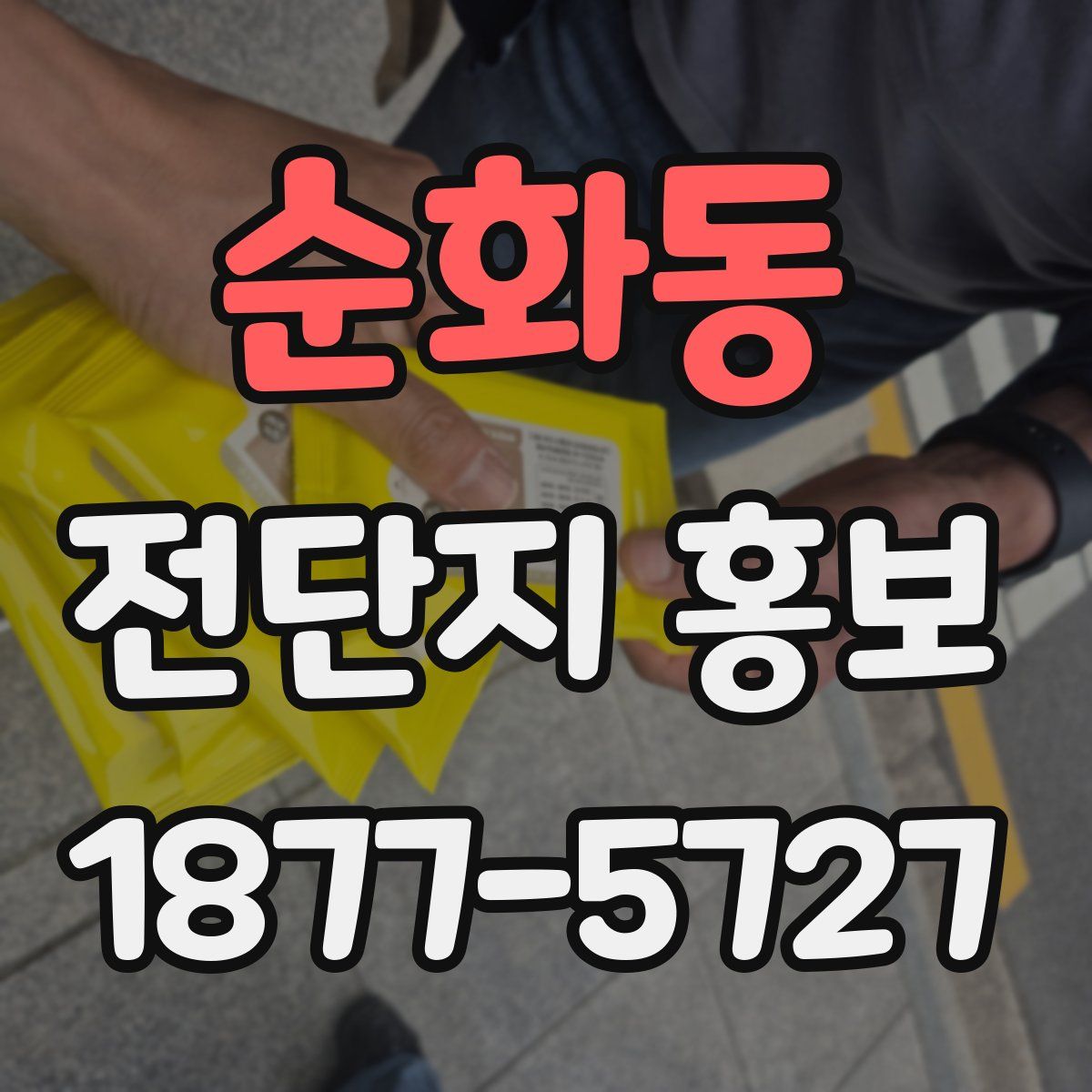 순화동 전단지 홍보