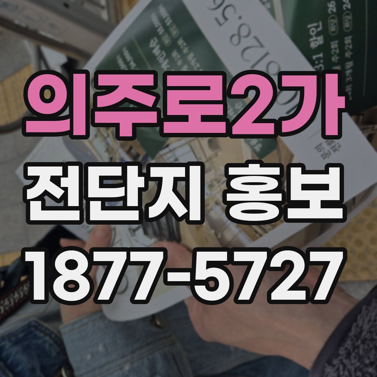 의주로2가 전단지 홍보