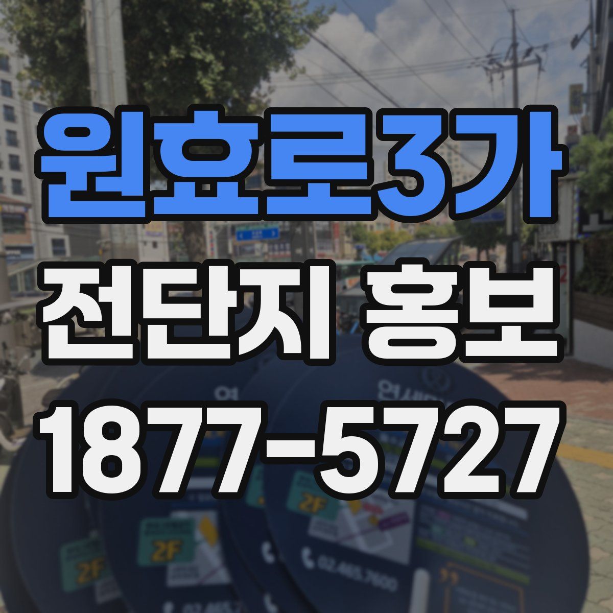 원효로3가 전단지 홍보