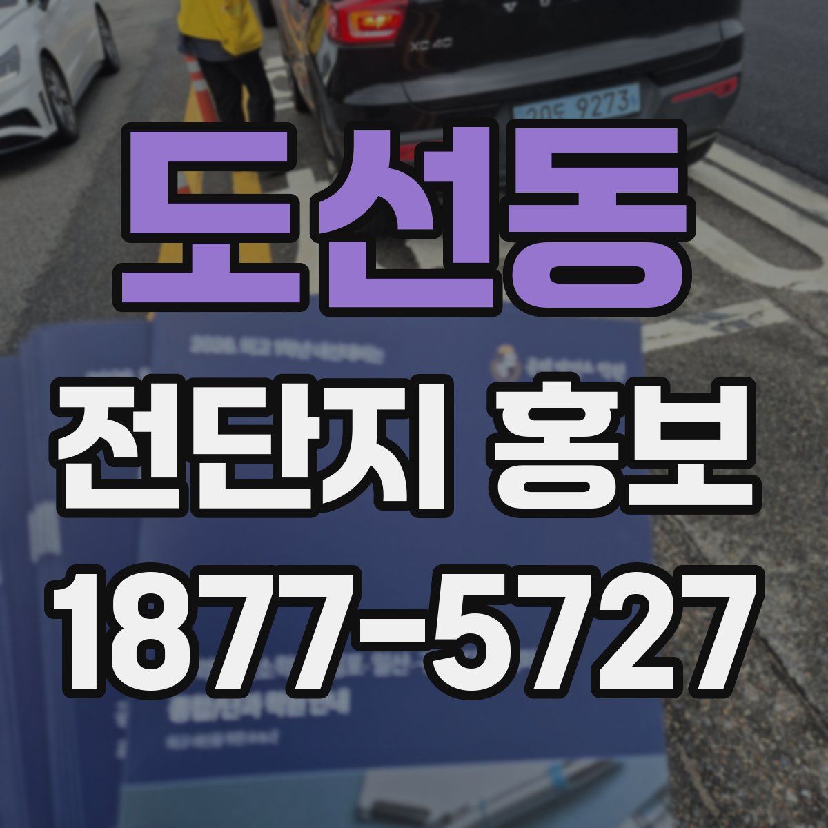 도선동 전단지 홍보