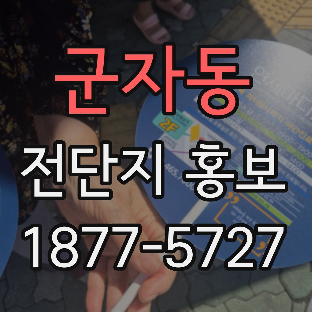 군자동 전단지 홍보