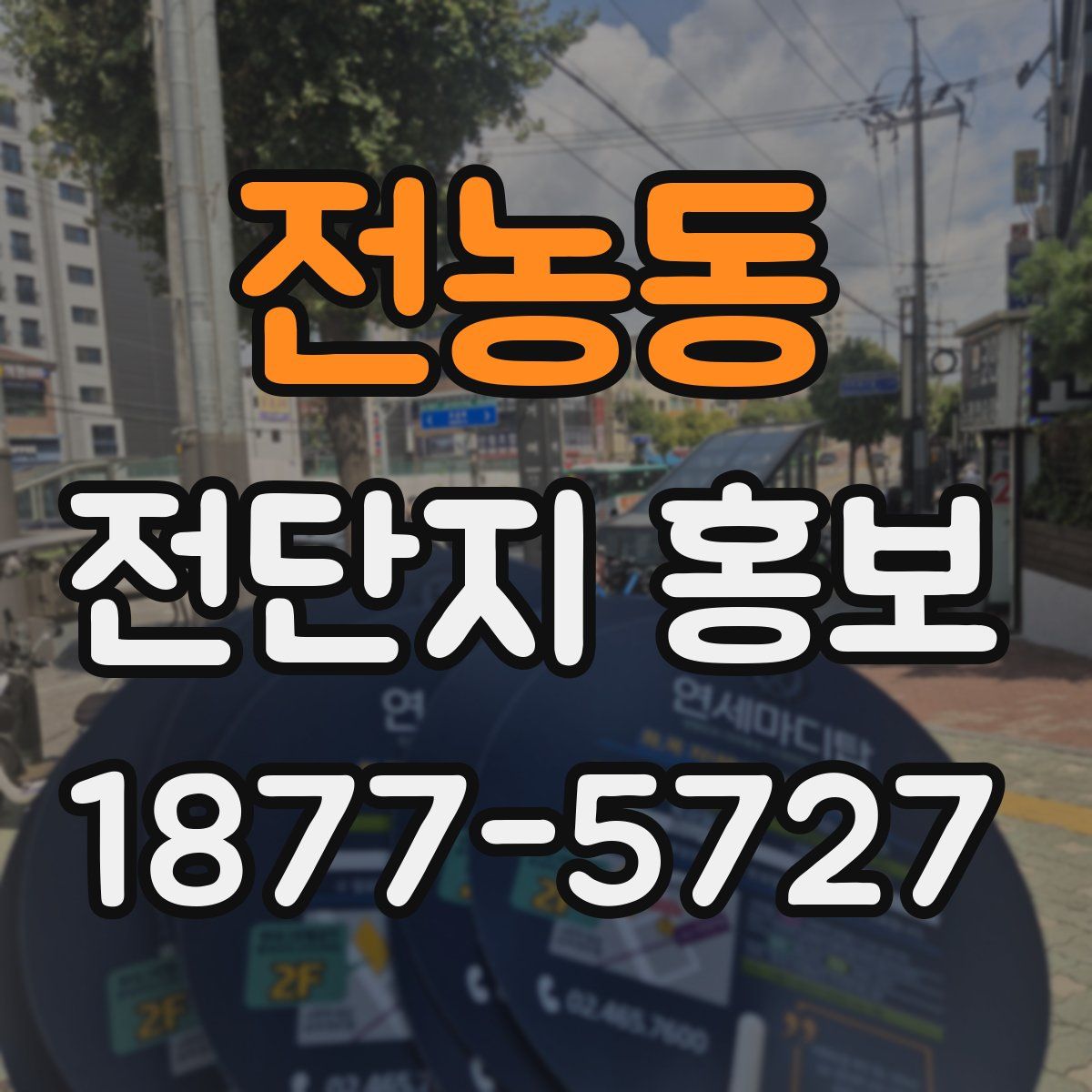 전농동 전단지 홍보