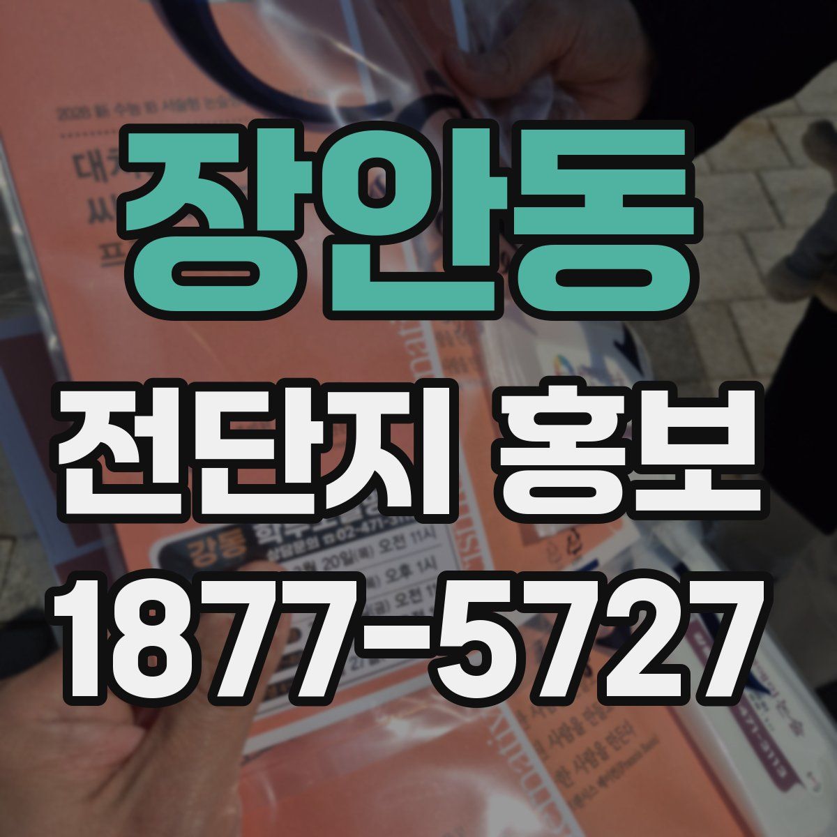 장안동 전단지 홍보