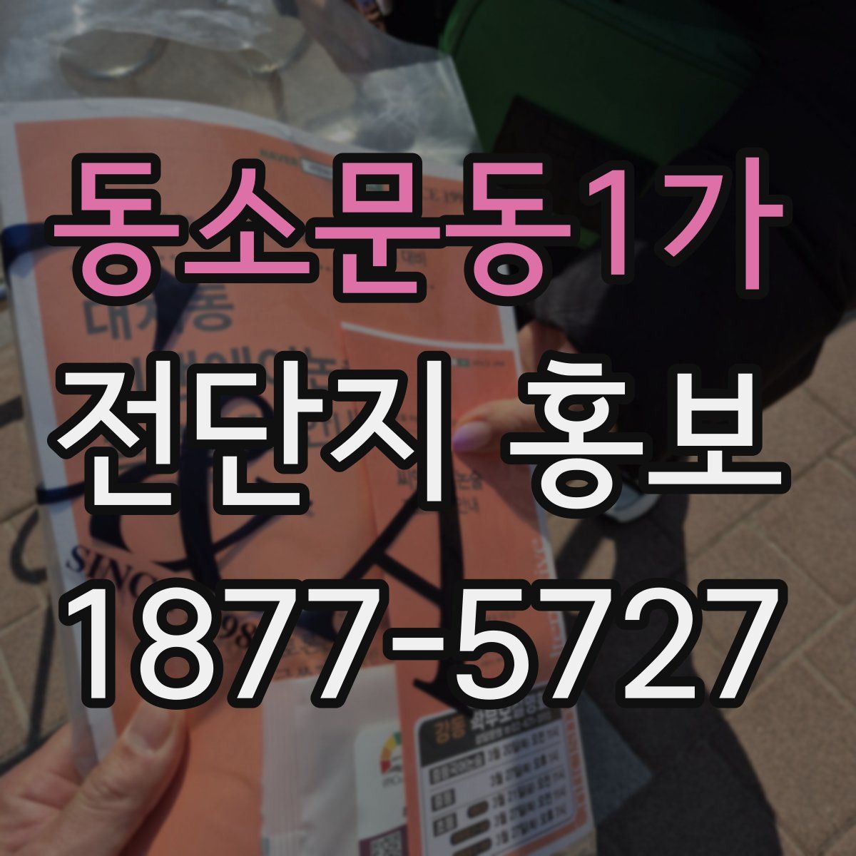 동소문동1가 전단지 홍보