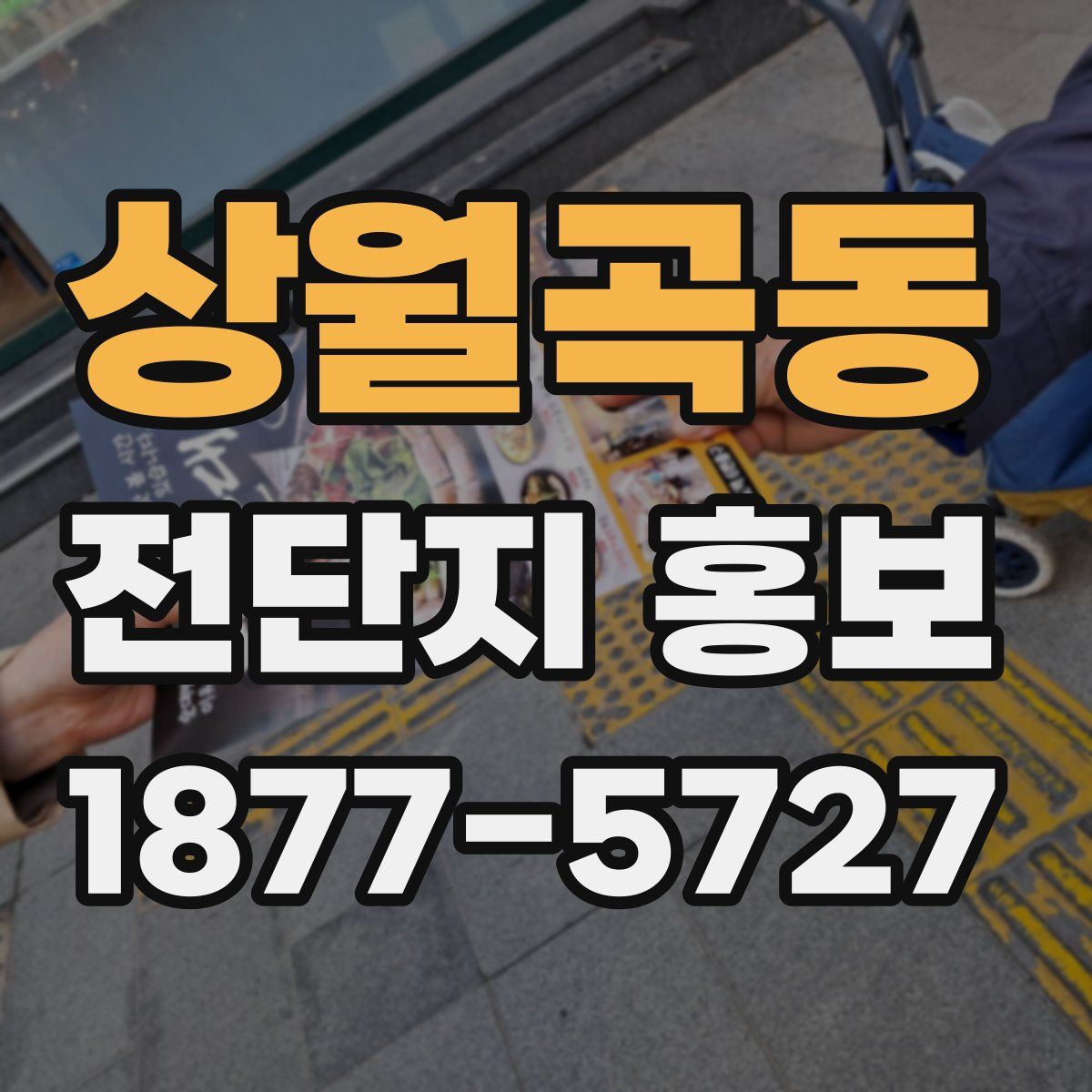 상월곡동 전단지 홍보