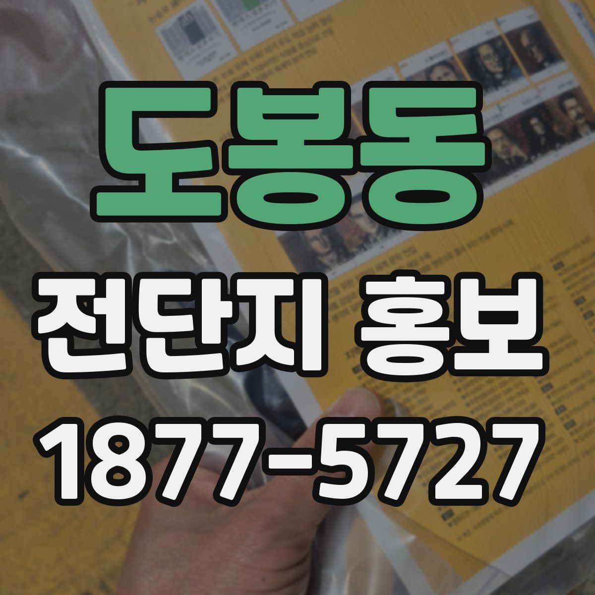 도봉동 전단지 홍보