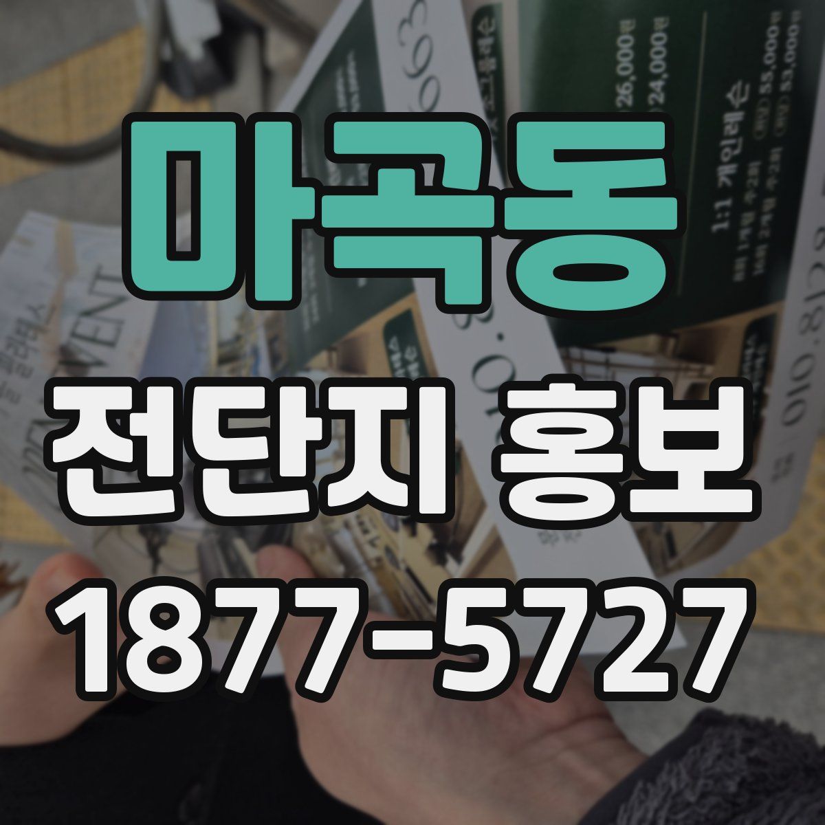 마곡동 전단지 홍보