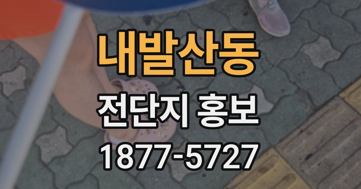 내발산동 전단지 홍보