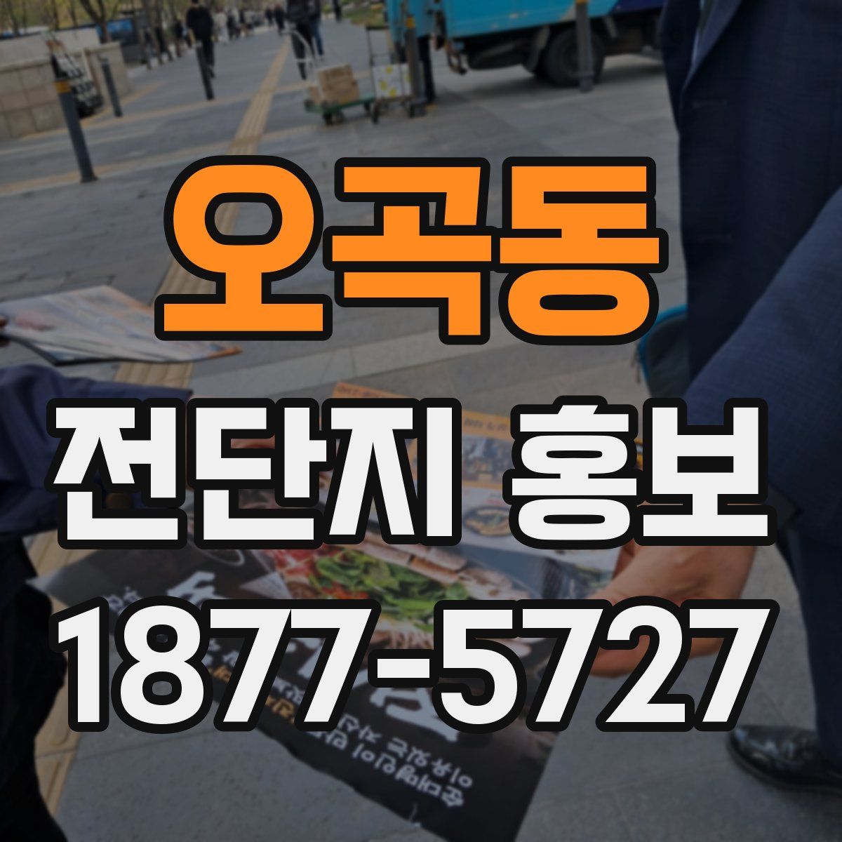 오곡동 전단지 홍보