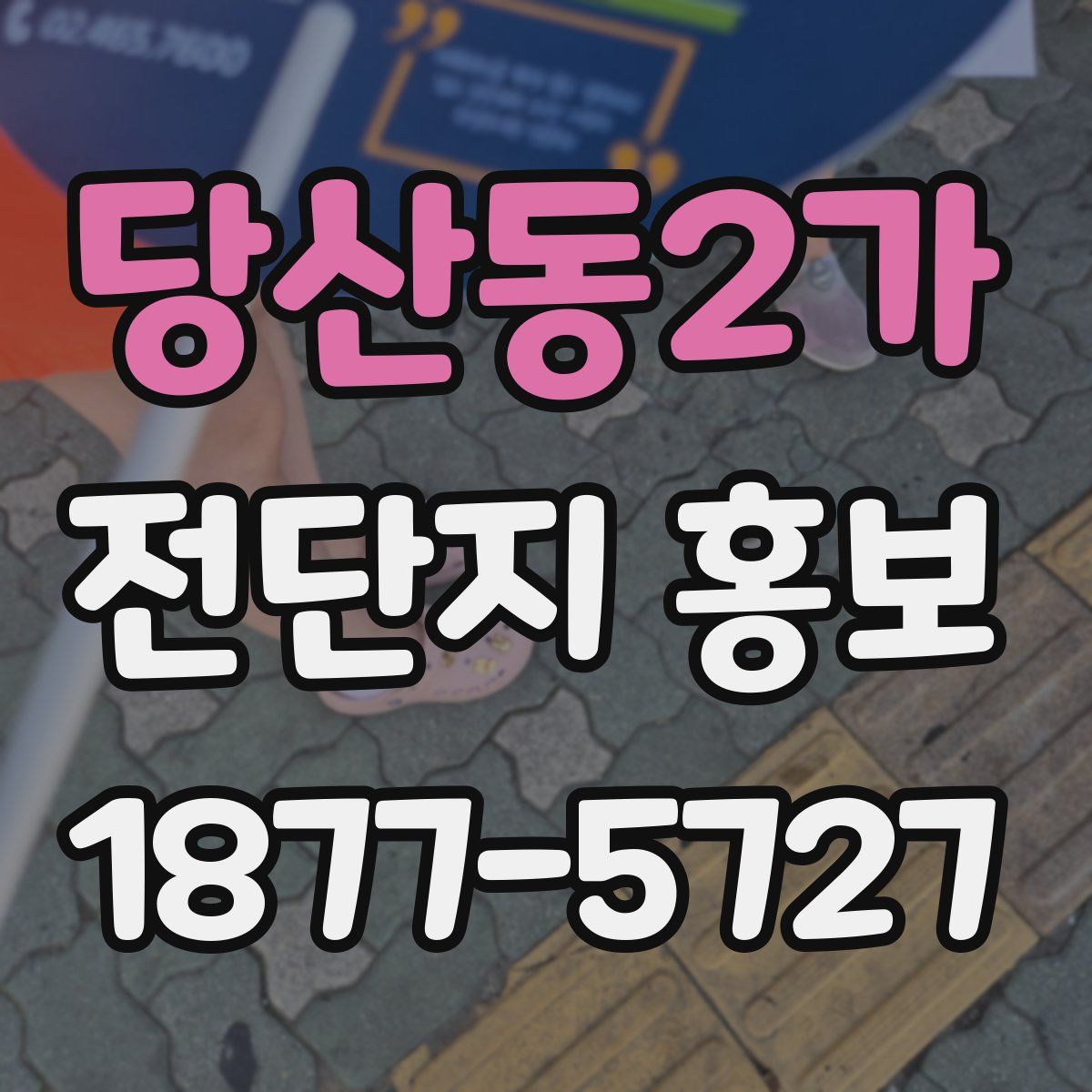 당산동2가 전단지 홍보