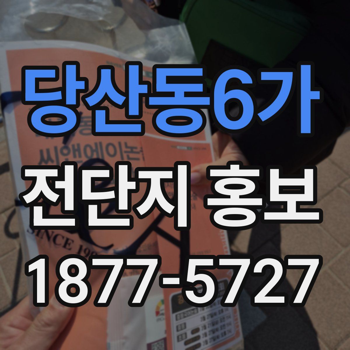 당산동6가 전단지 홍보