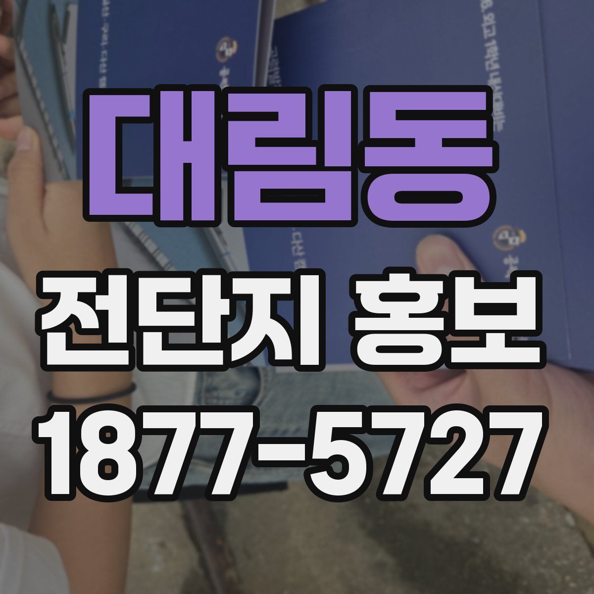 대림동 전단지 홍보
