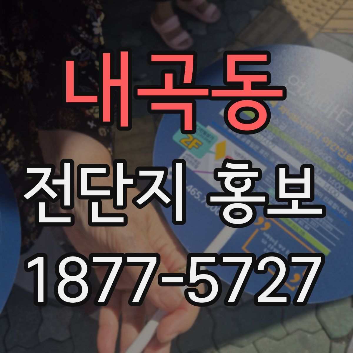 내곡동 전단지 홍보