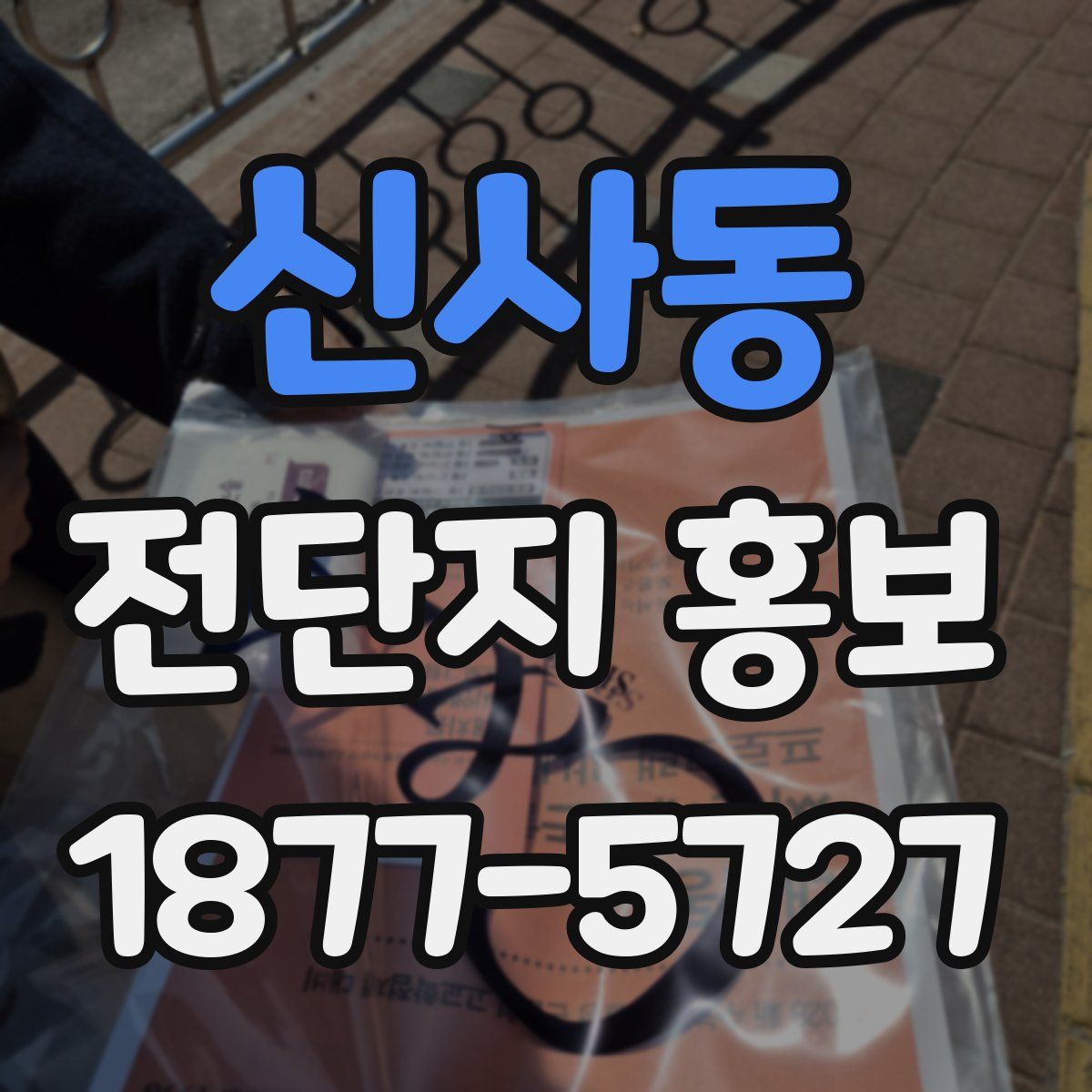 신사동 전단지 홍보