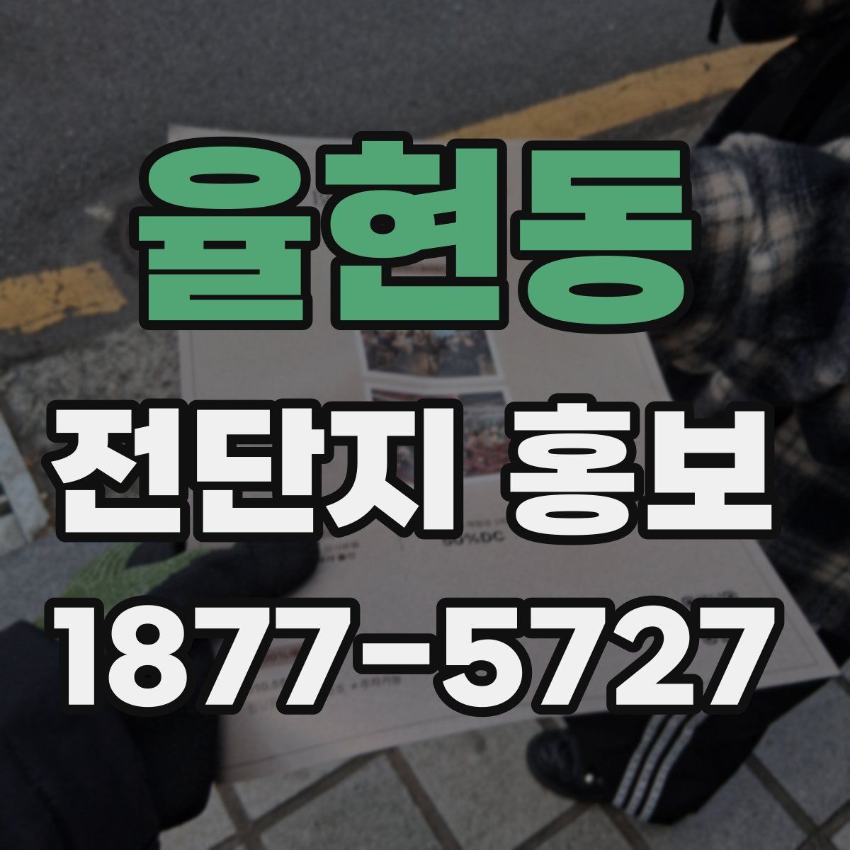 율현동 전단지 홍보