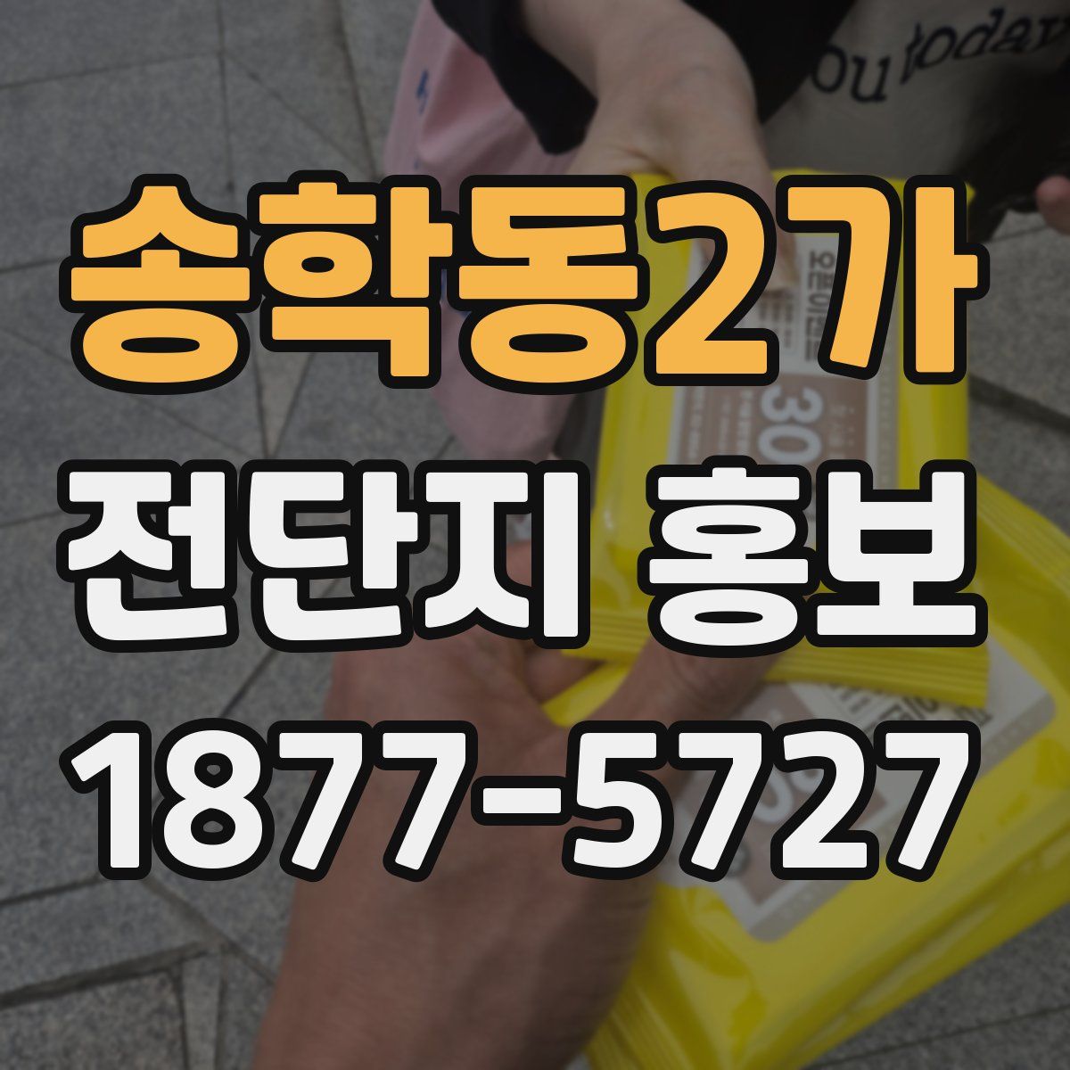송학동2가 전단지 홍보