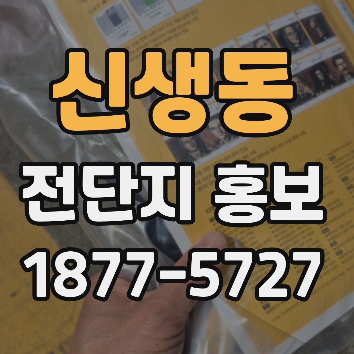 신생동 전단지 홍보
