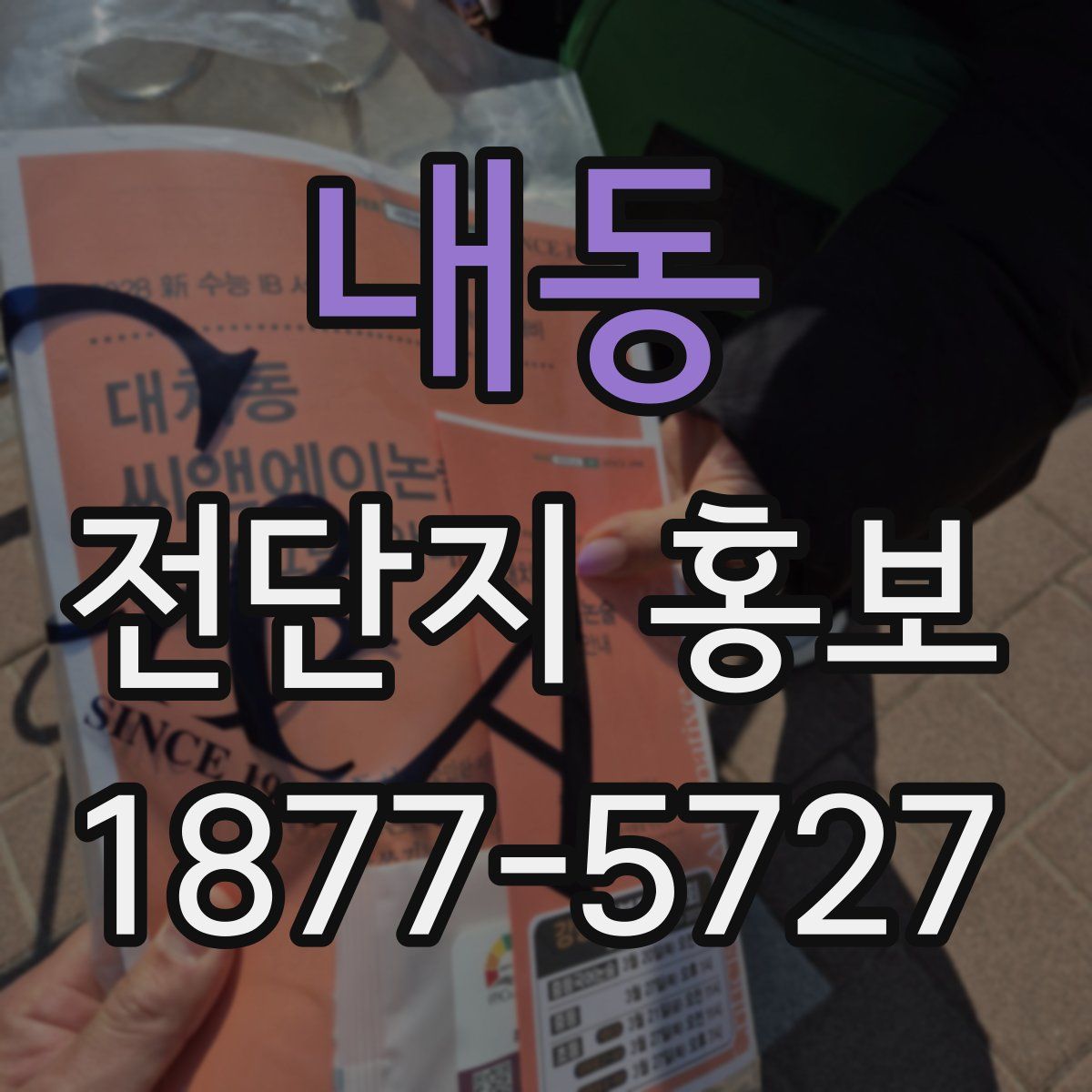 내동 전단지 홍보