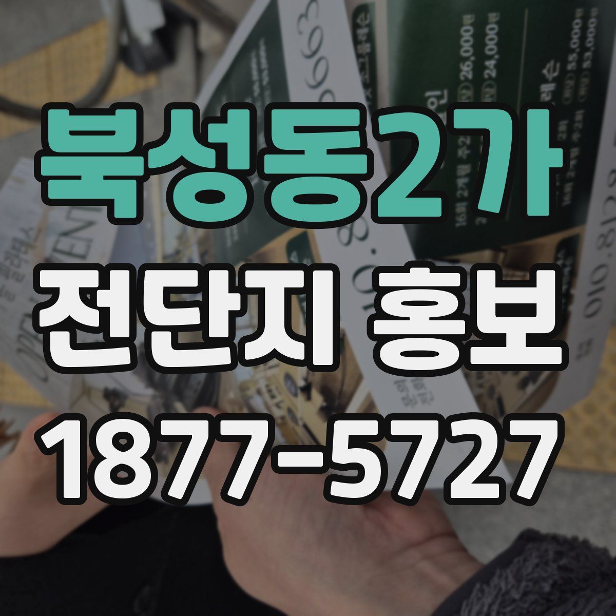 북성동2가 전단지 홍보