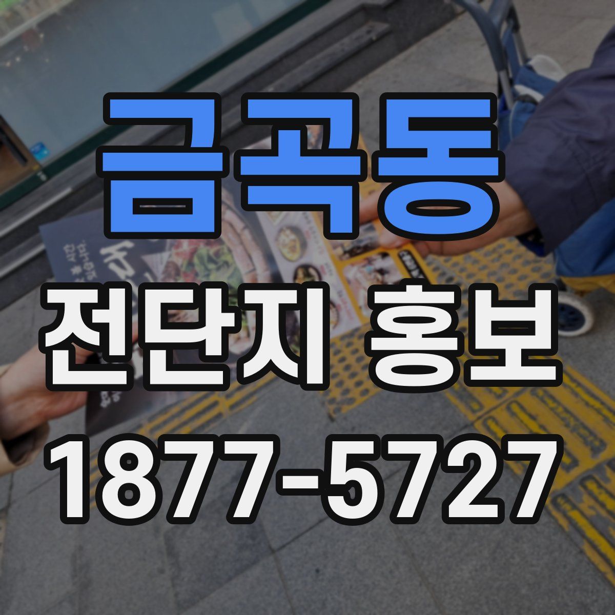금곡동 전단지 홍보