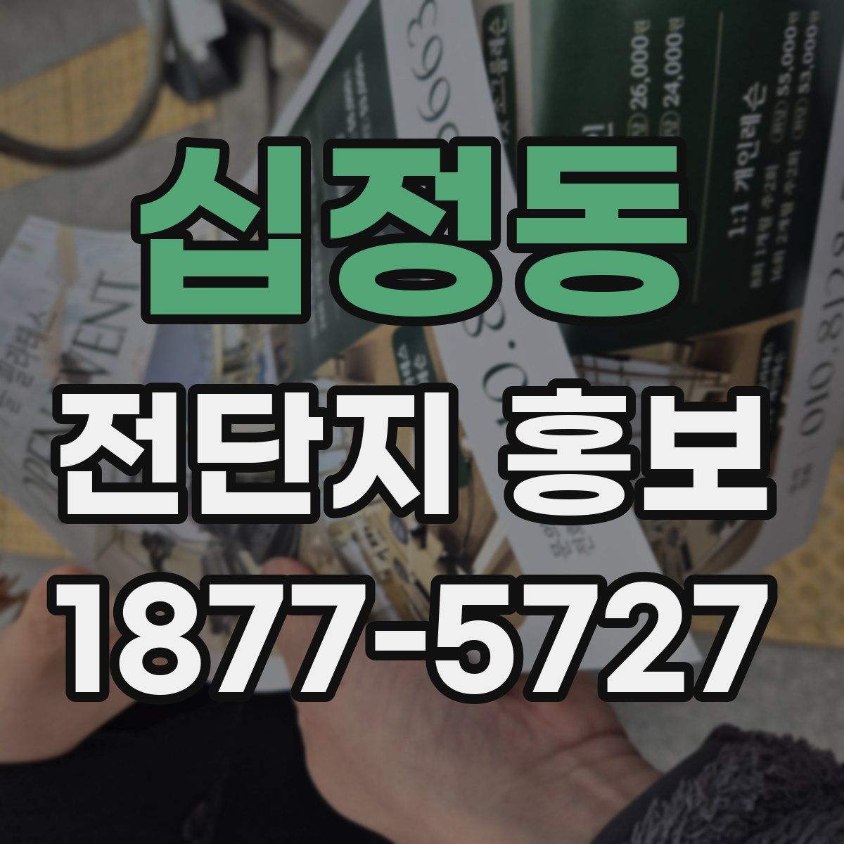 십정동 전단지 홍보