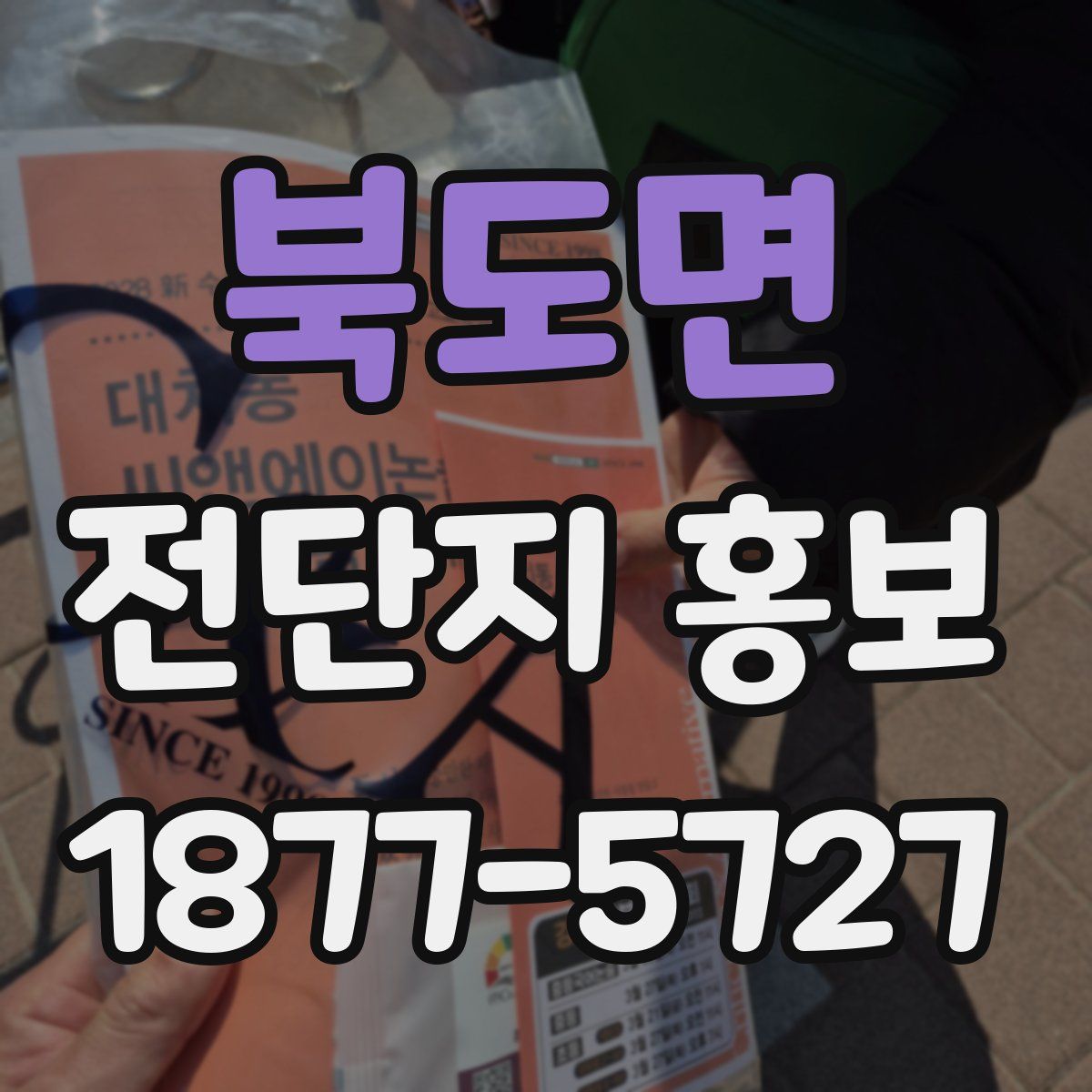 북도면 전단지 홍보