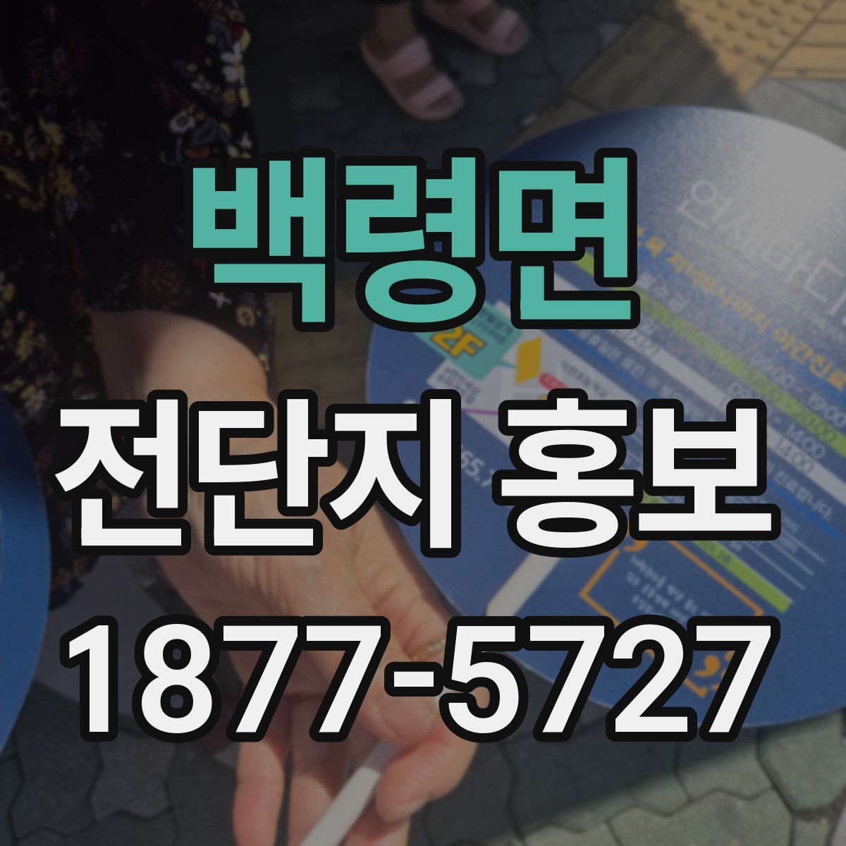백령면 전단지 홍보