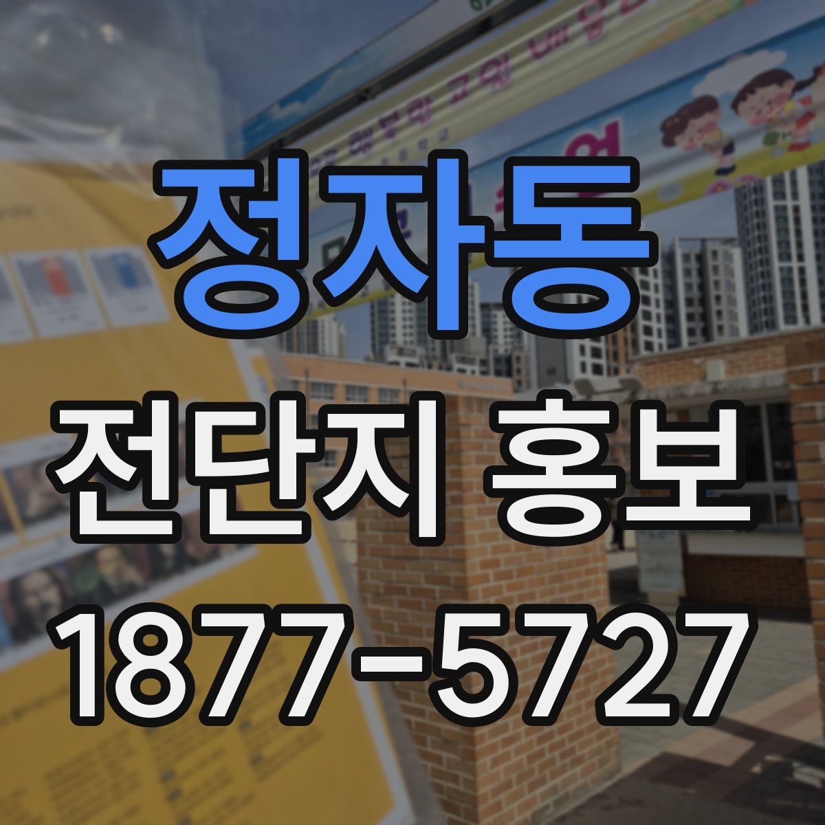 정자동 전단지 홍보