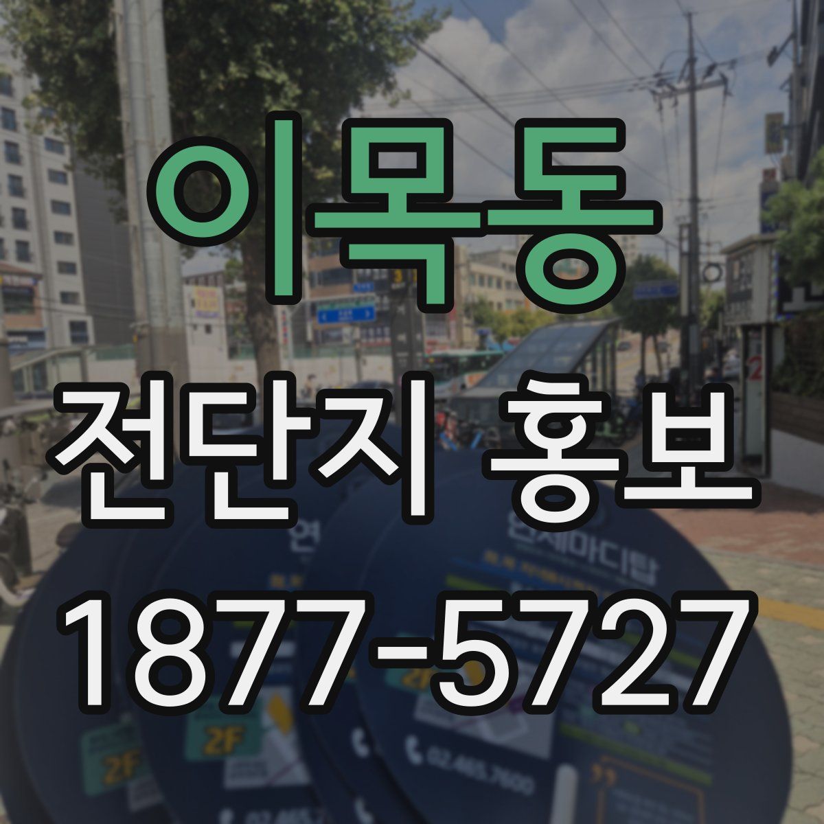 이목동 전단지 홍보