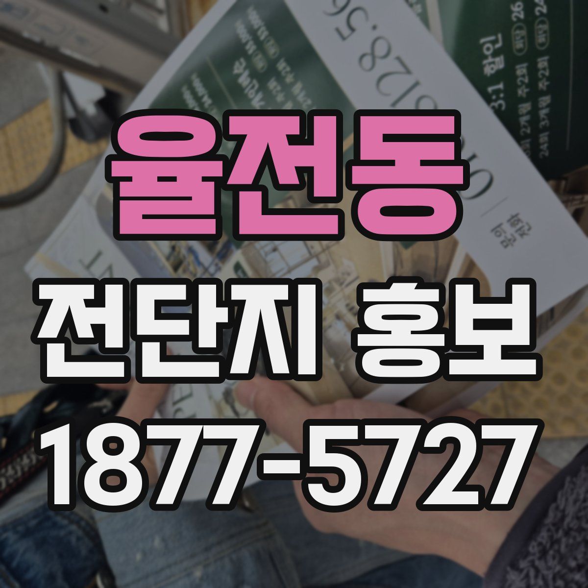 율전동 전단지 홍보