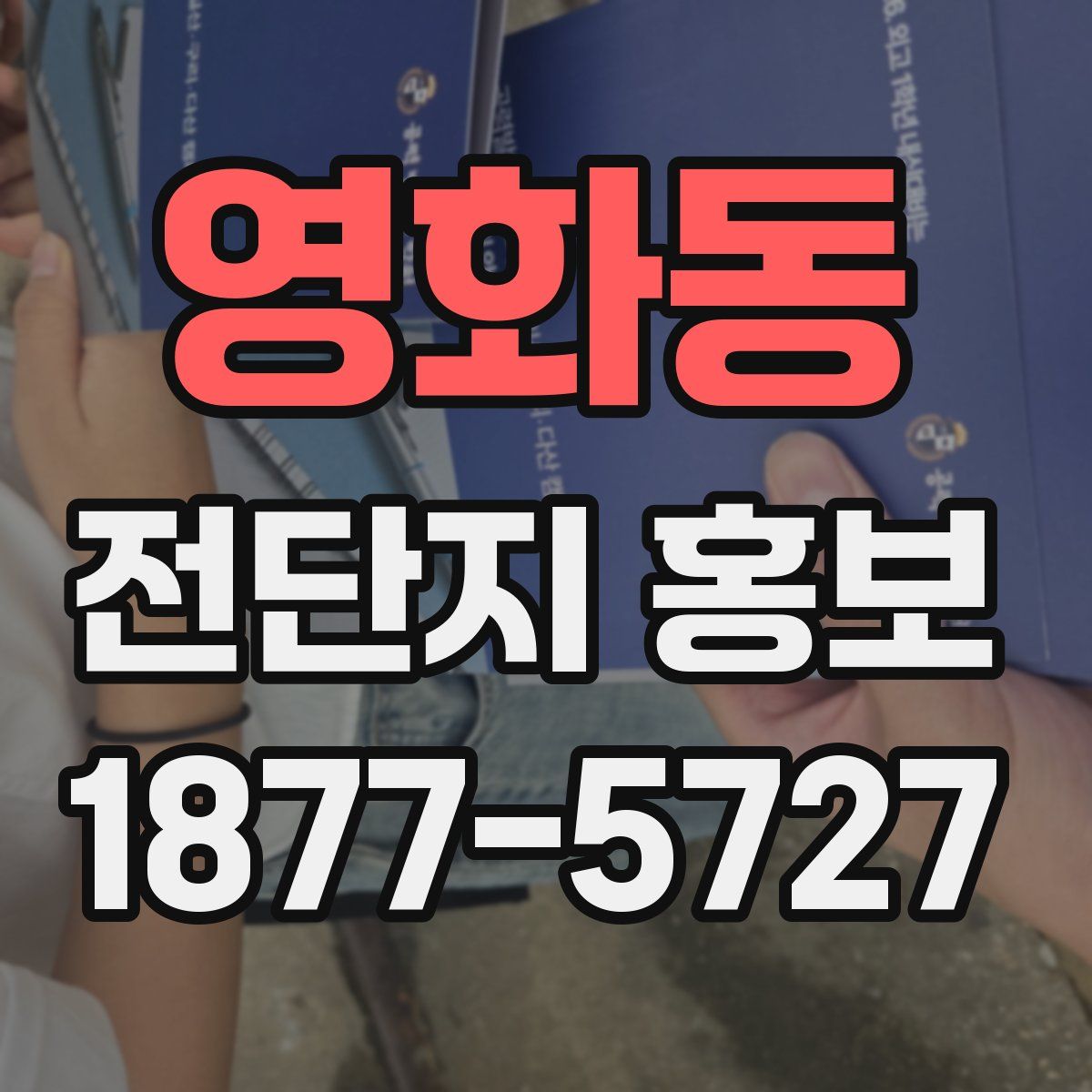 영화동 전단지 홍보