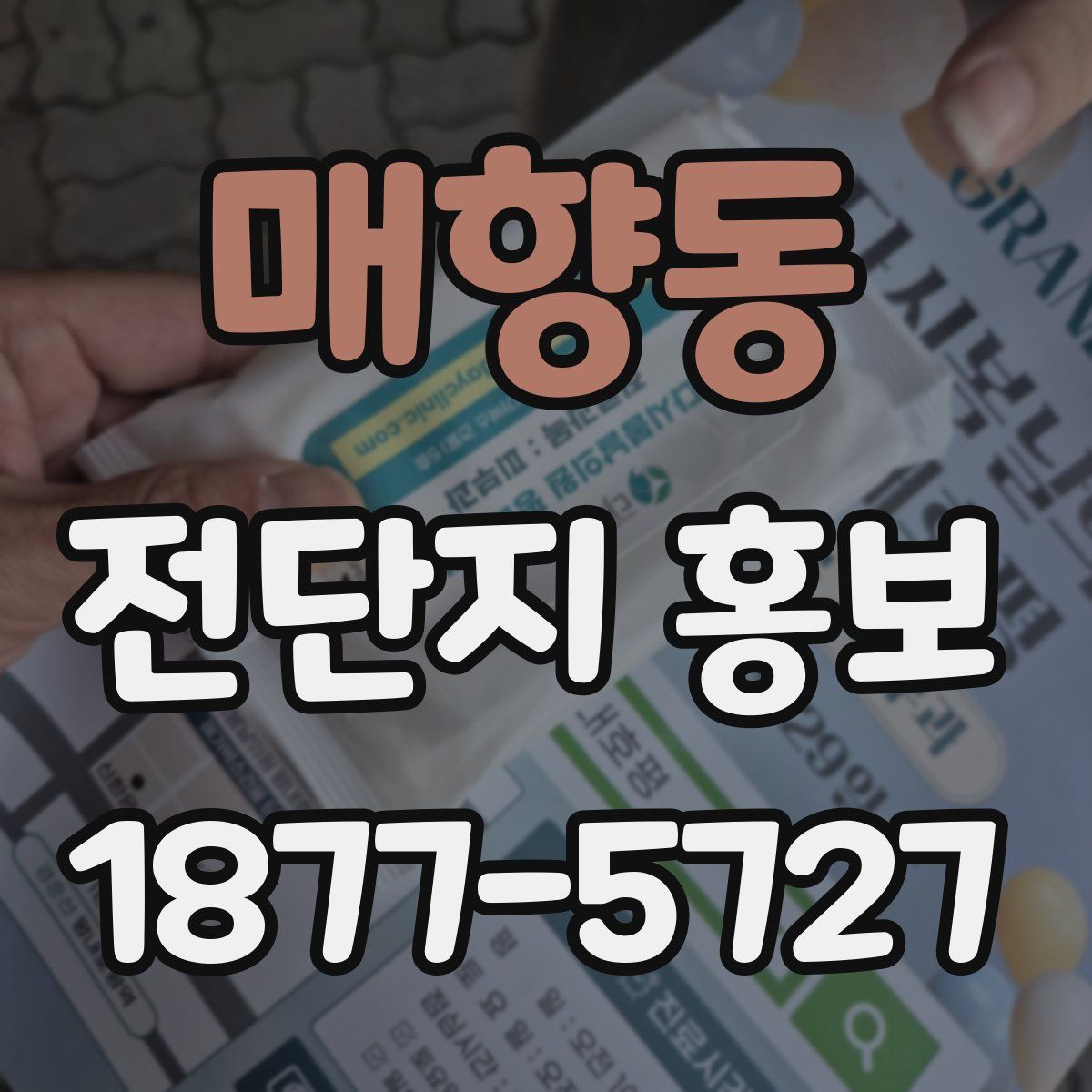 매향동 전단지 홍보