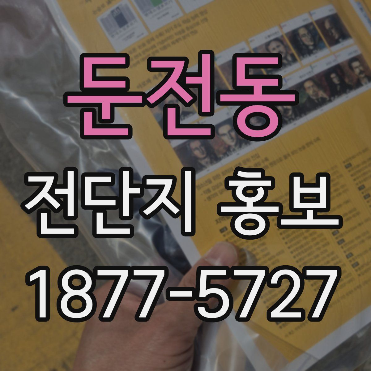 둔전동 전단지 홍보