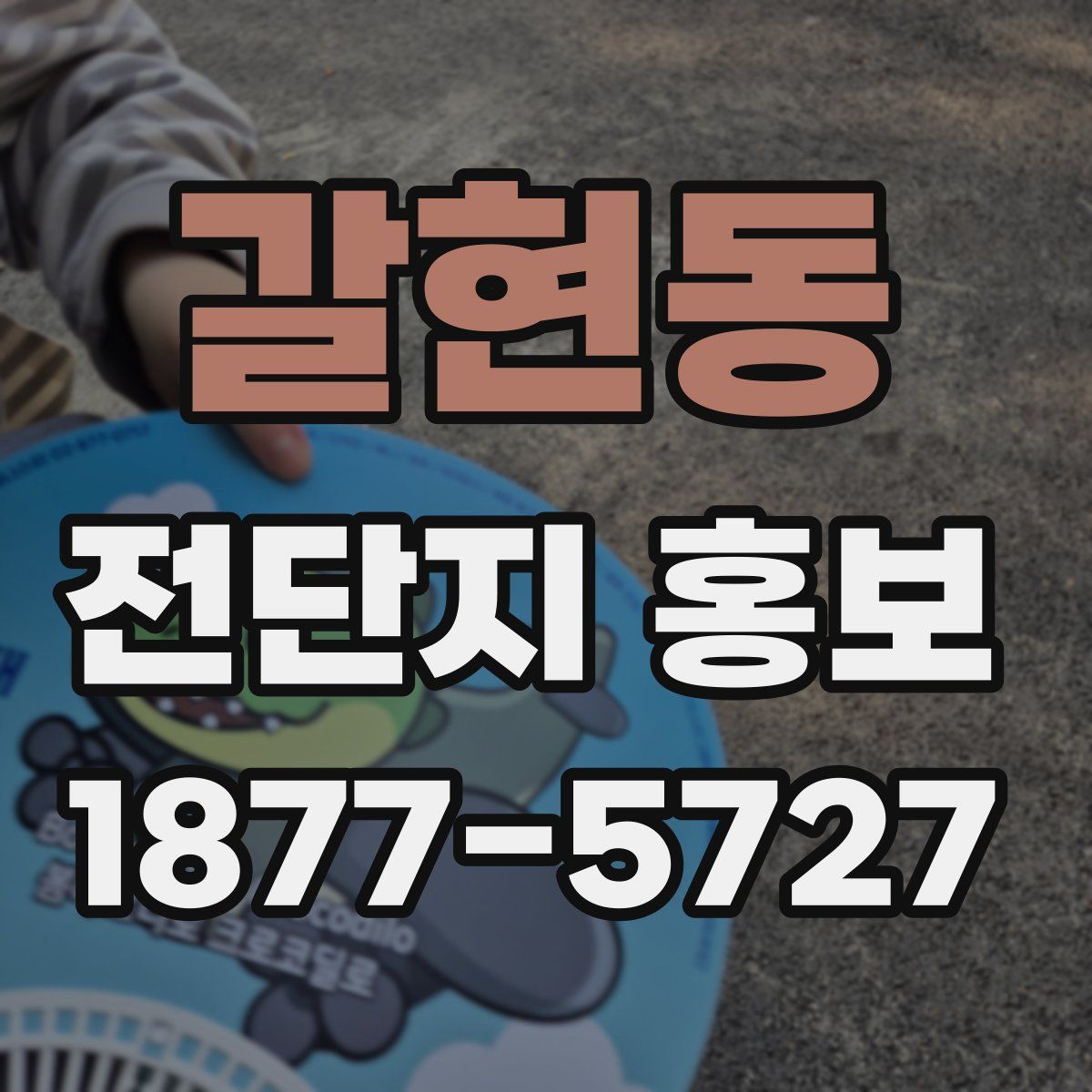 갈현동 전단지 홍보