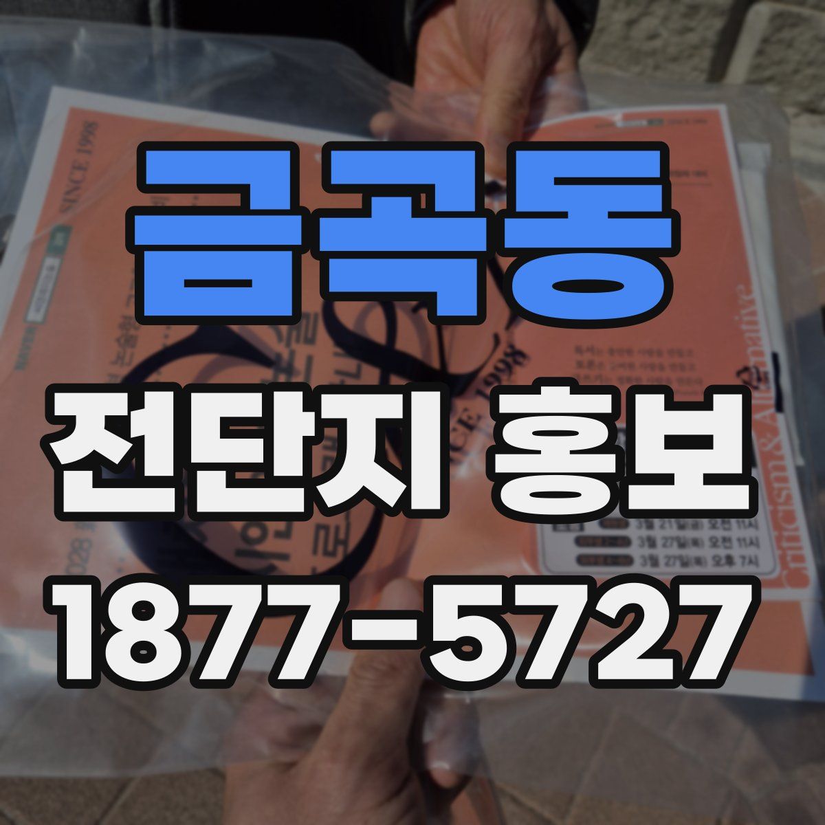 금곡동 전단지 홍보