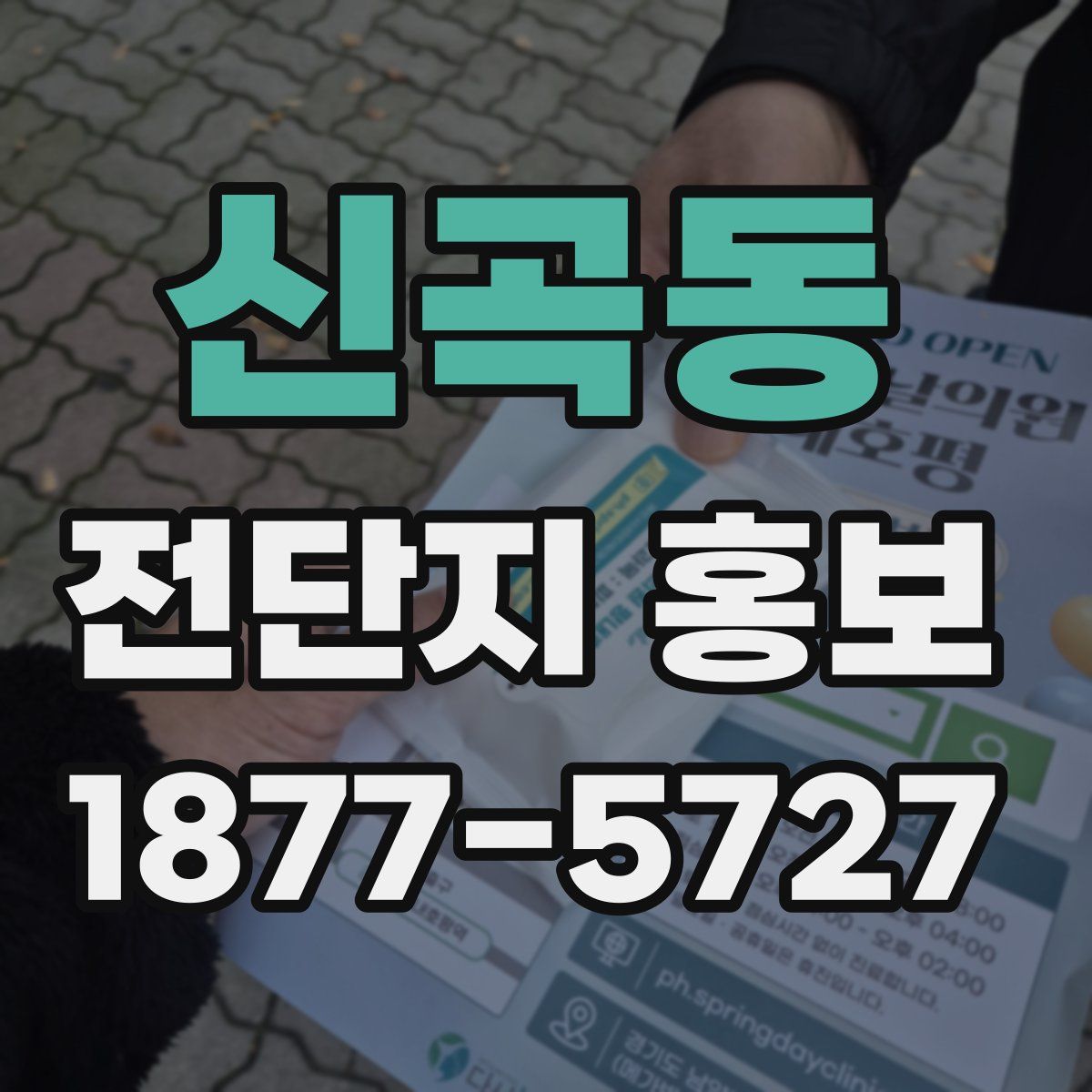 신곡동 전단지 홍보