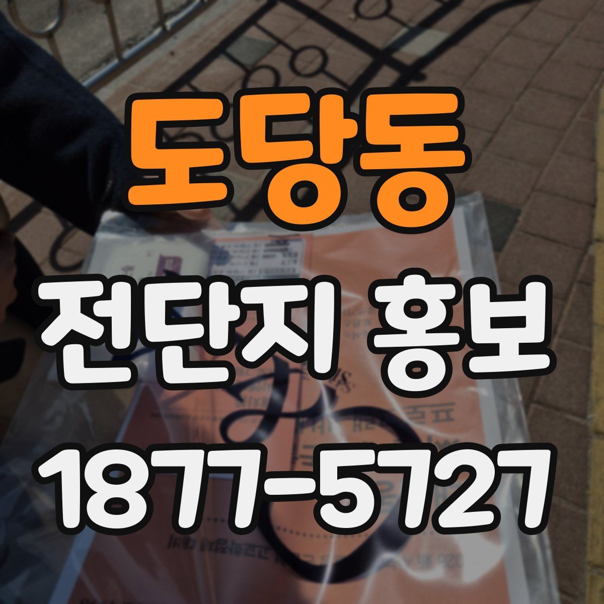 도당동 전단지 홍보