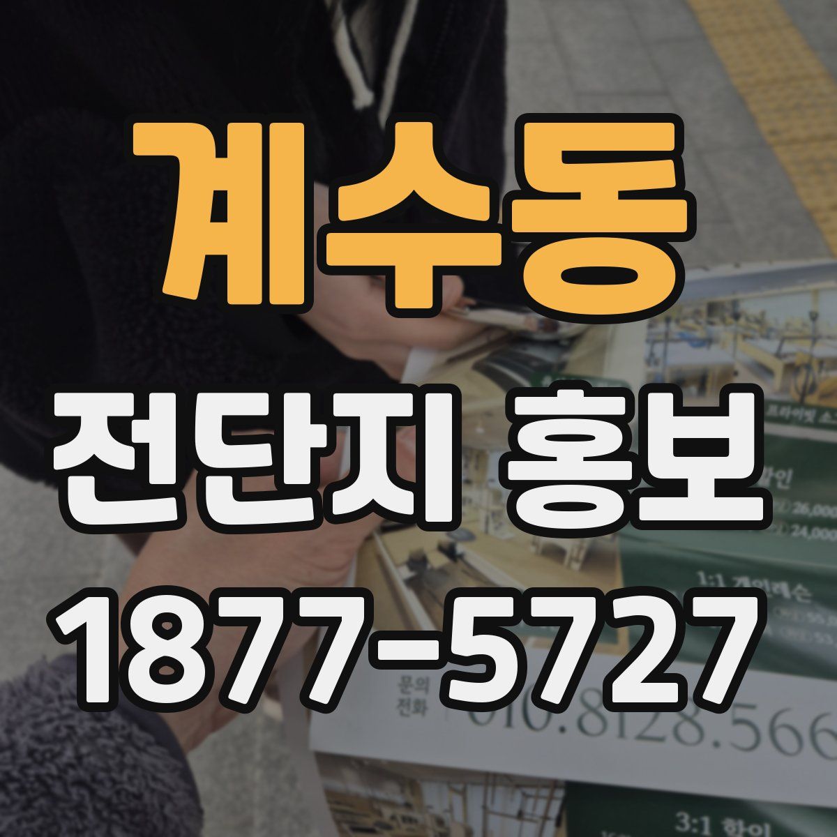 계수동 전단지 홍보