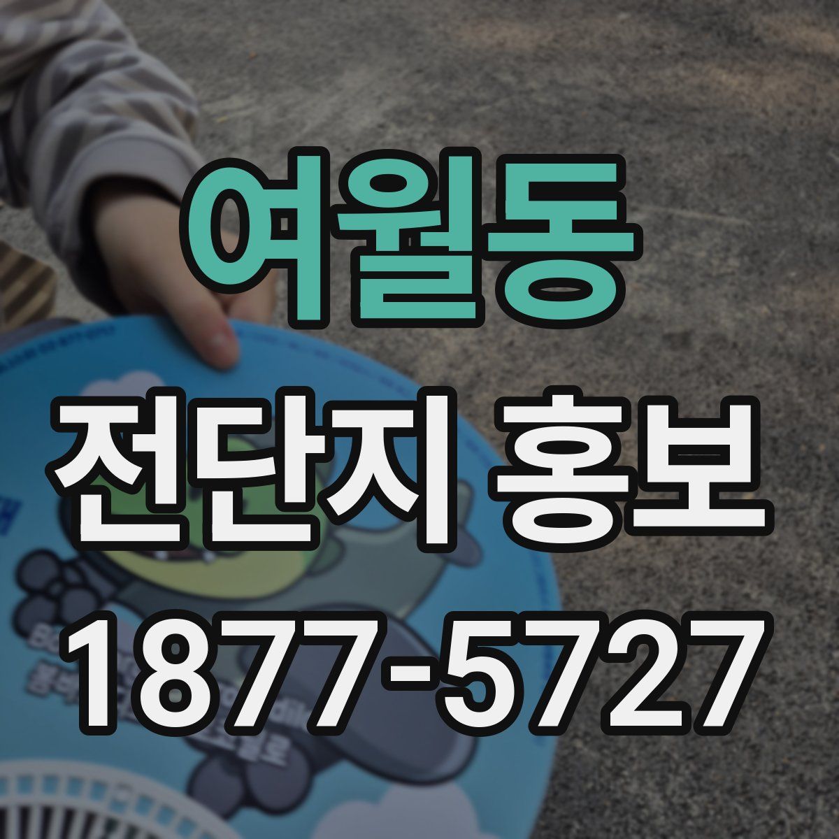 여월동 전단지 홍보