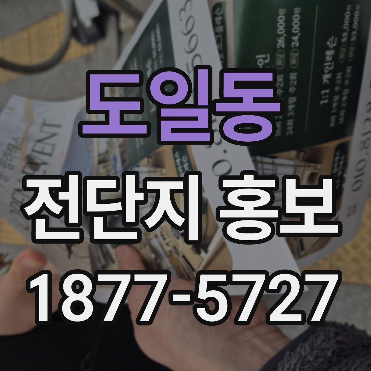 도일동 전단지 홍보