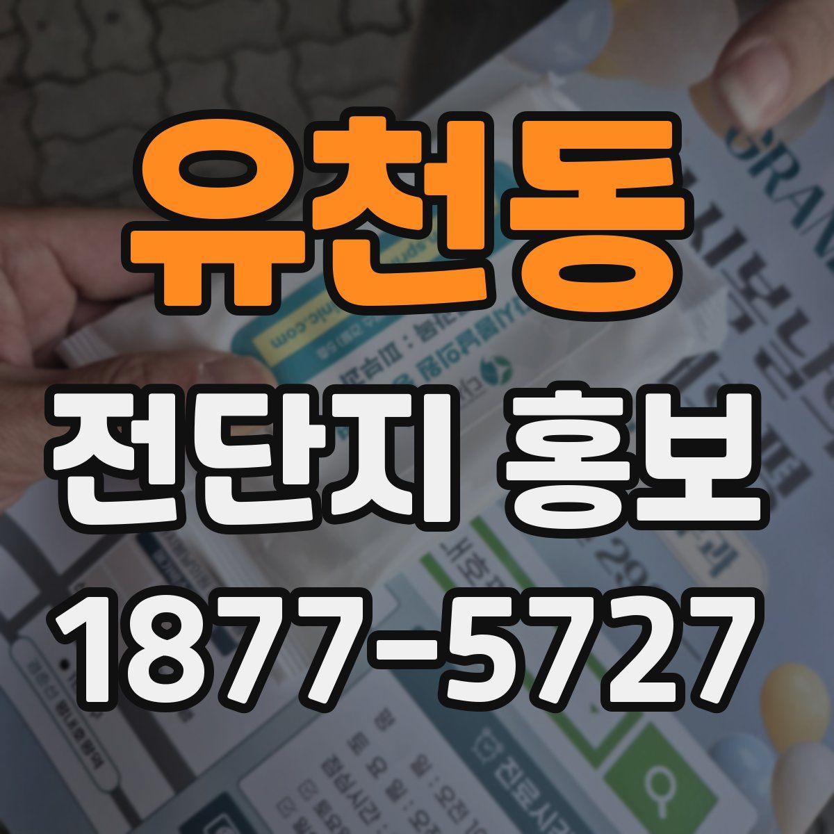 유천동 전단지 홍보