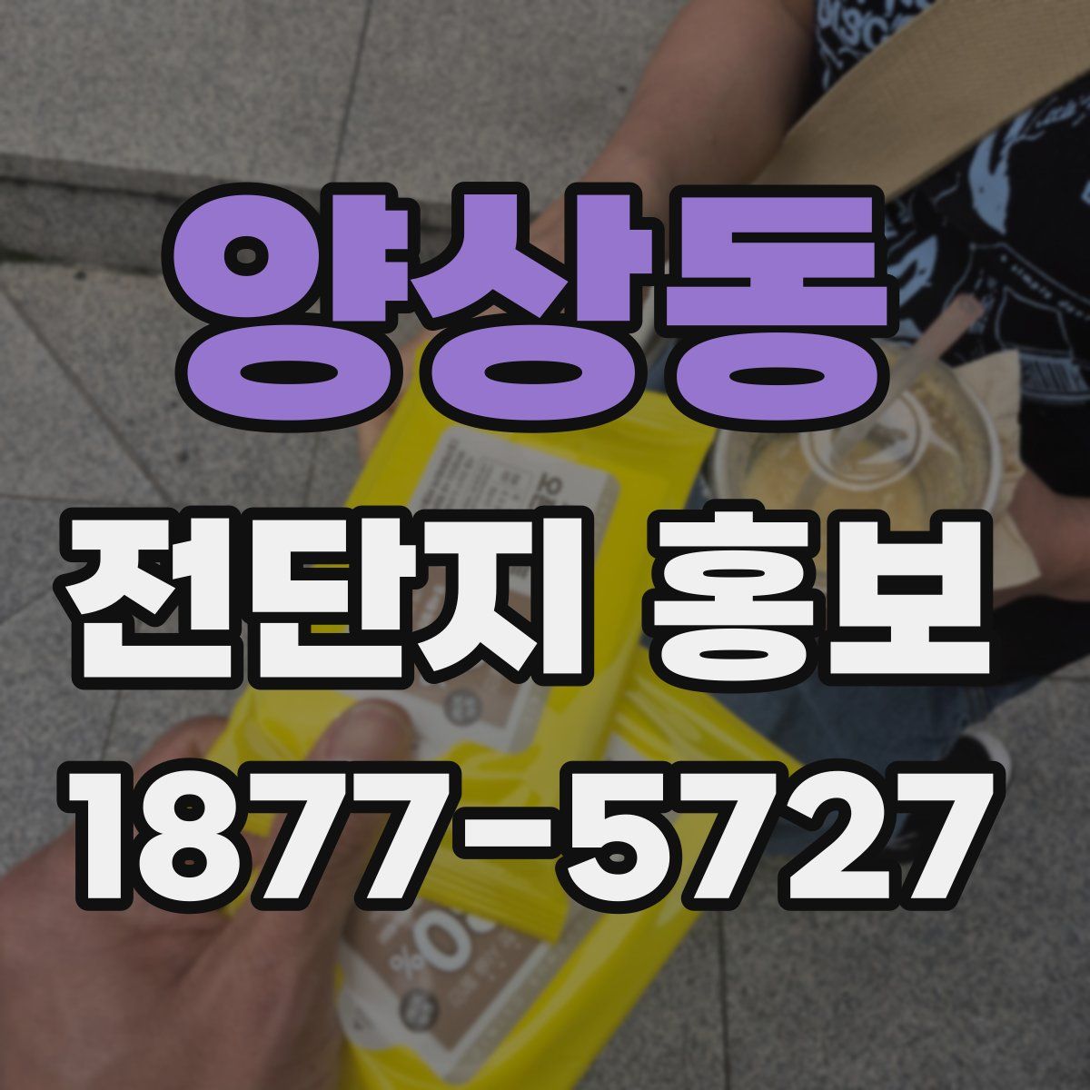 양상동 전단지 홍보