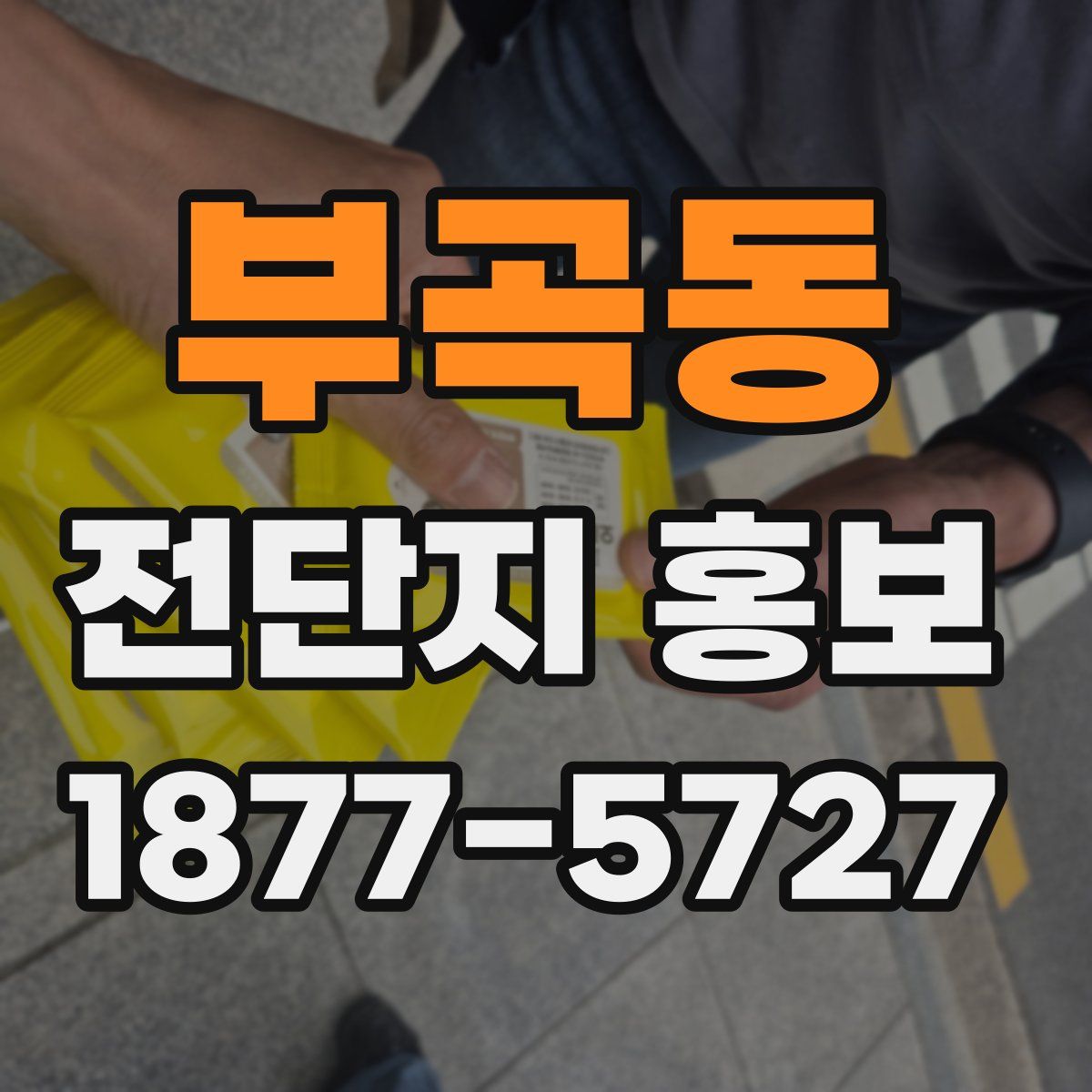 부곡동 전단지 홍보