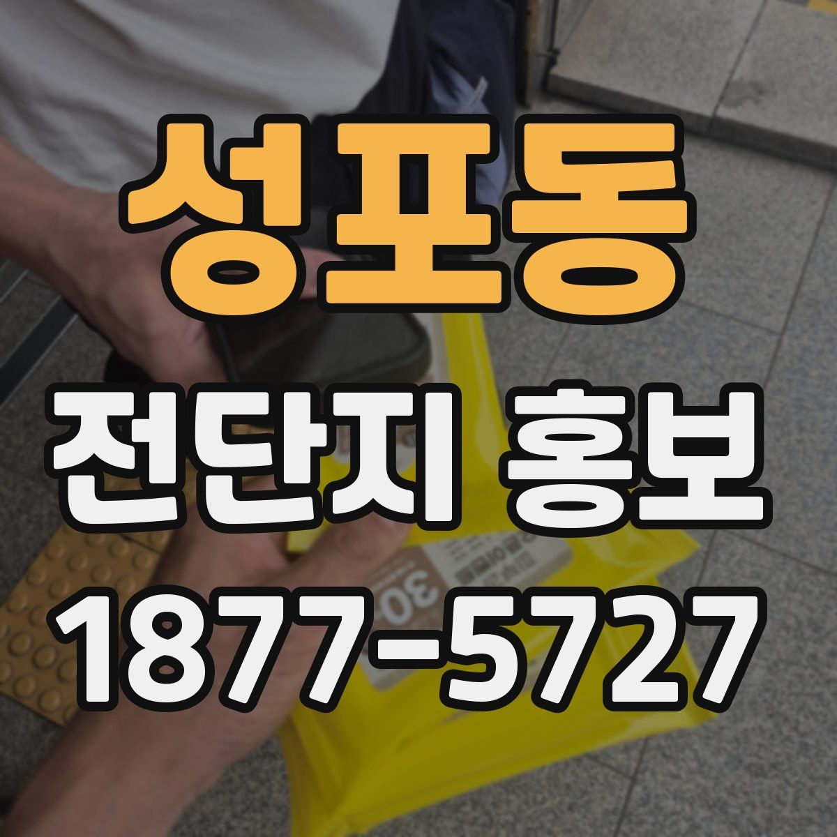 성포동 전단지 홍보