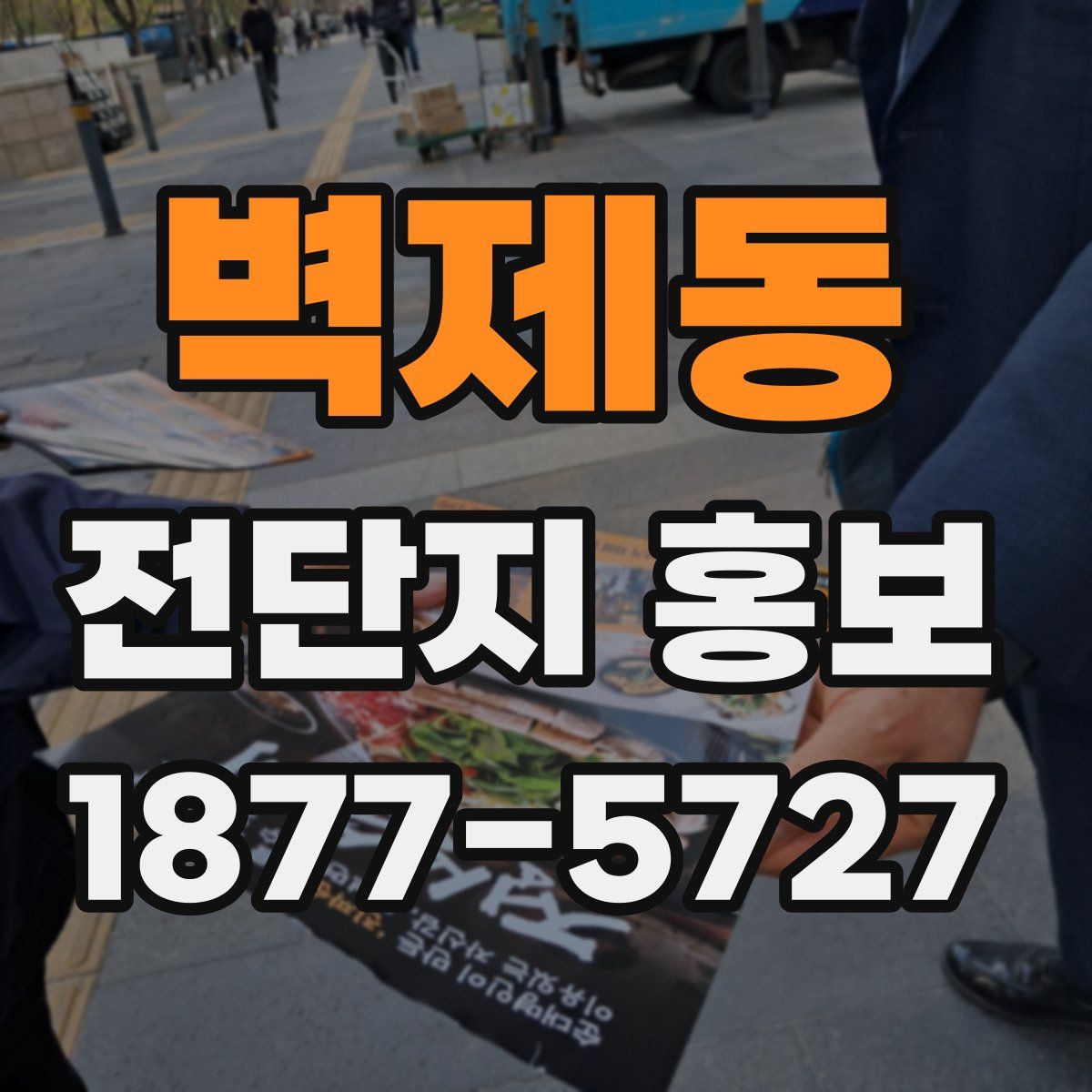 벽제동 전단지 홍보