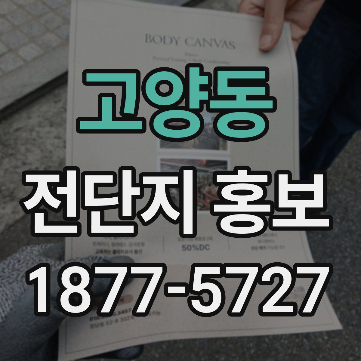 고양동 전단지 홍보