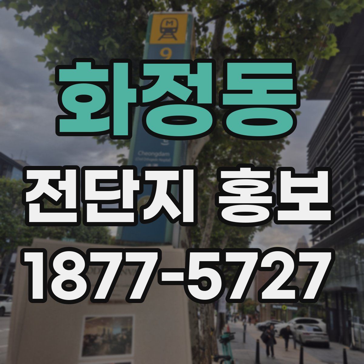 화정동 전단지 홍보