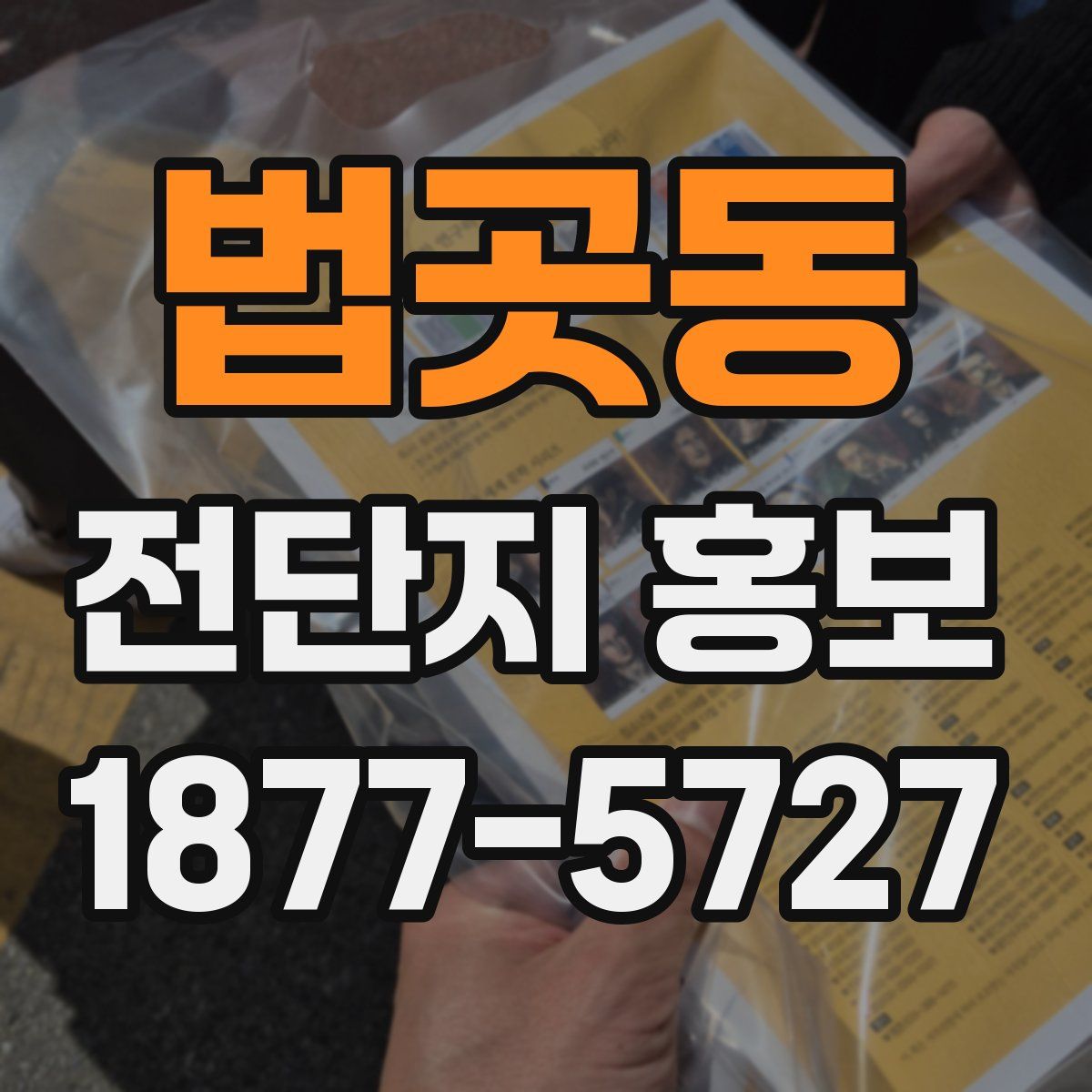 법곳동 전단지 홍보