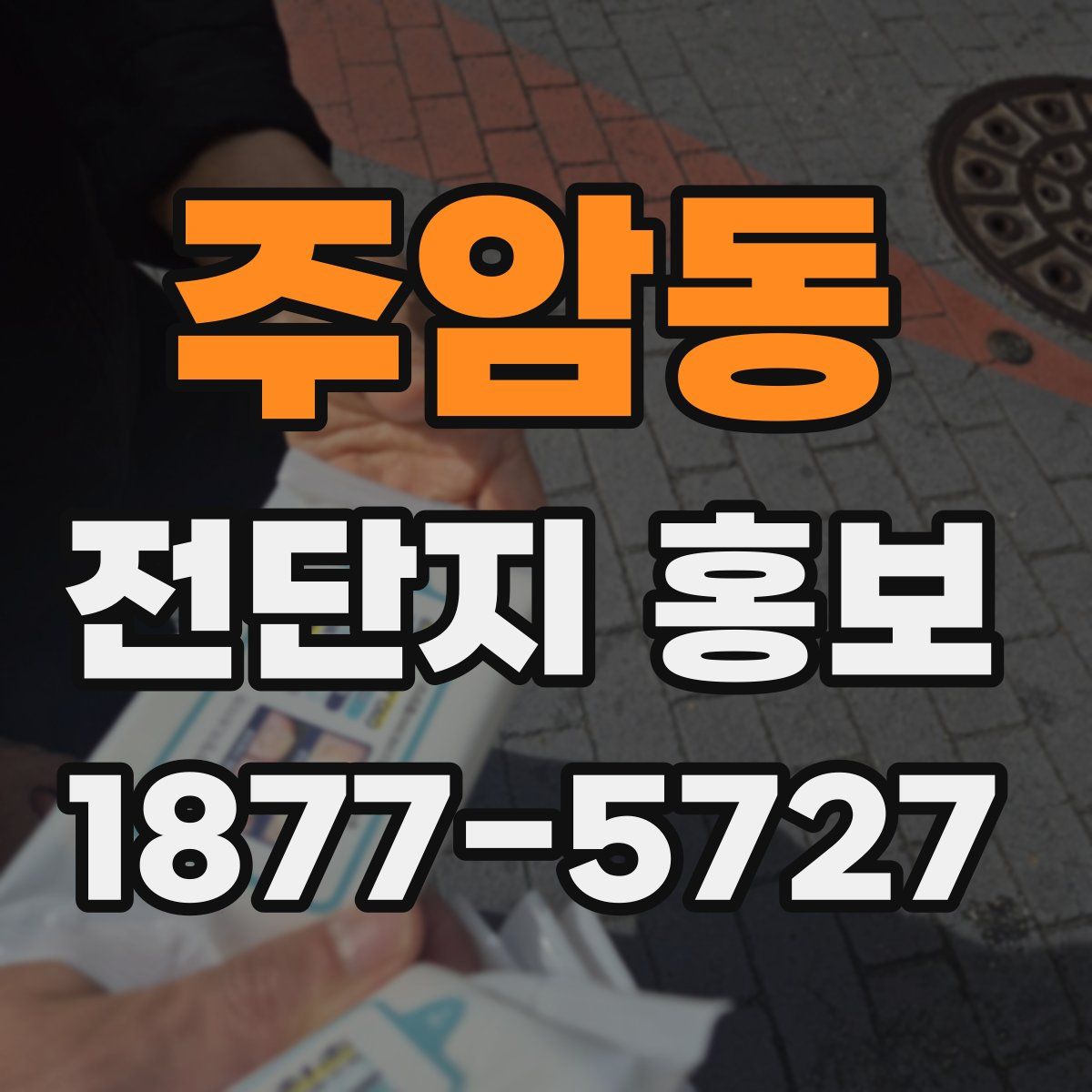 주암동 전단지 홍보