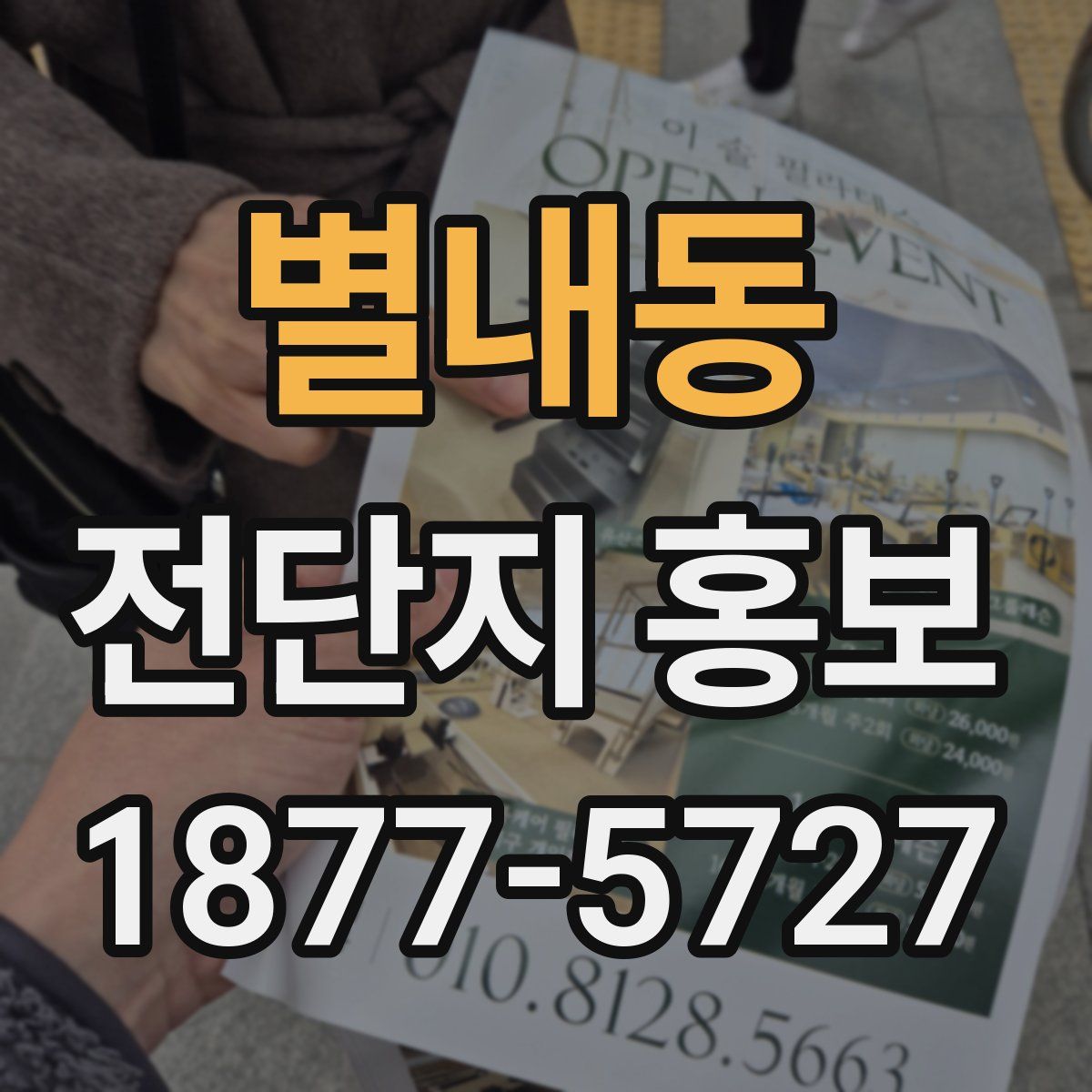 별내동 전단지 홍보
